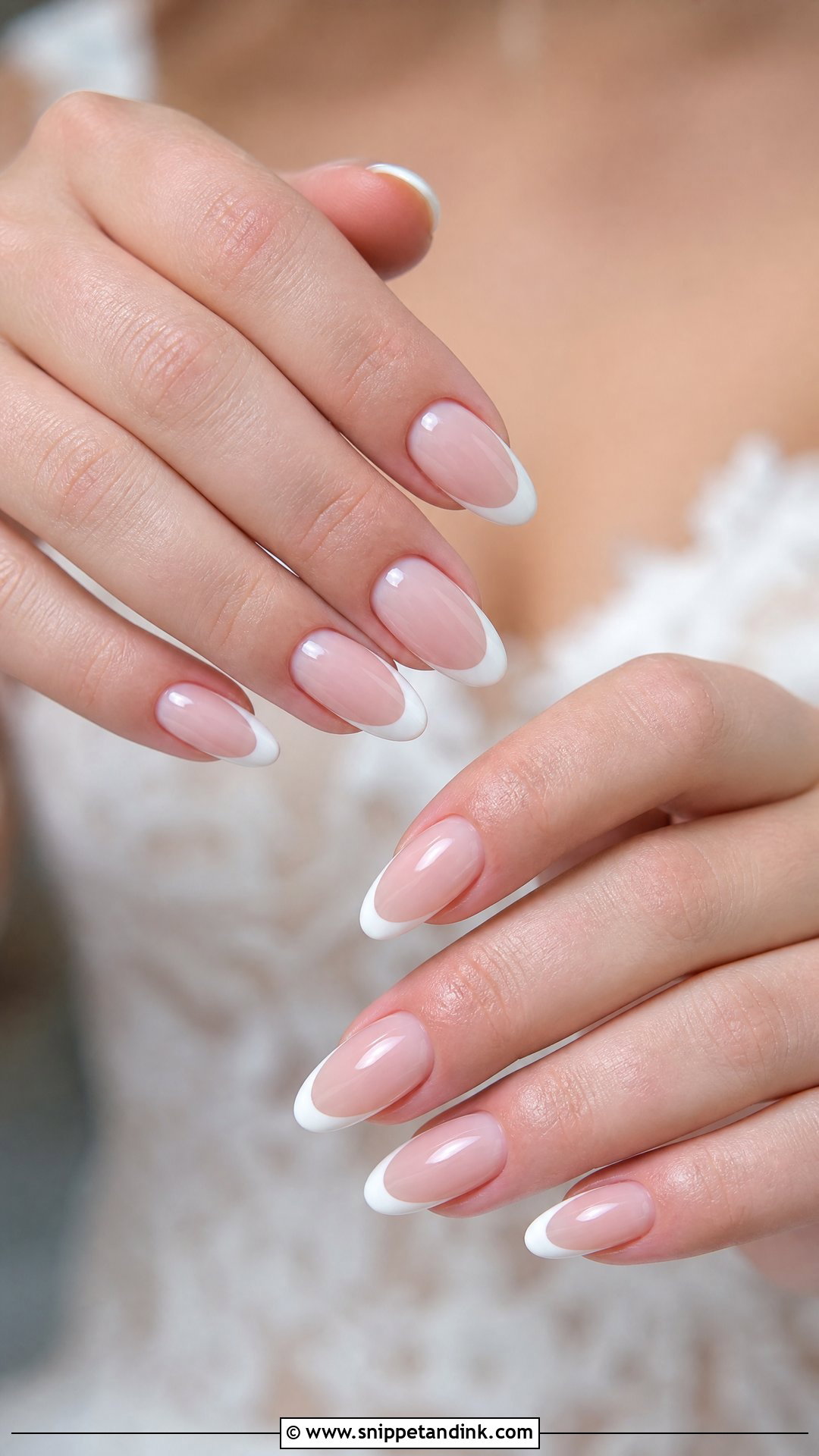 French Tip Wedding Nails - Snippet and Ink - 25 Wedding Nail Ideas for the Bride