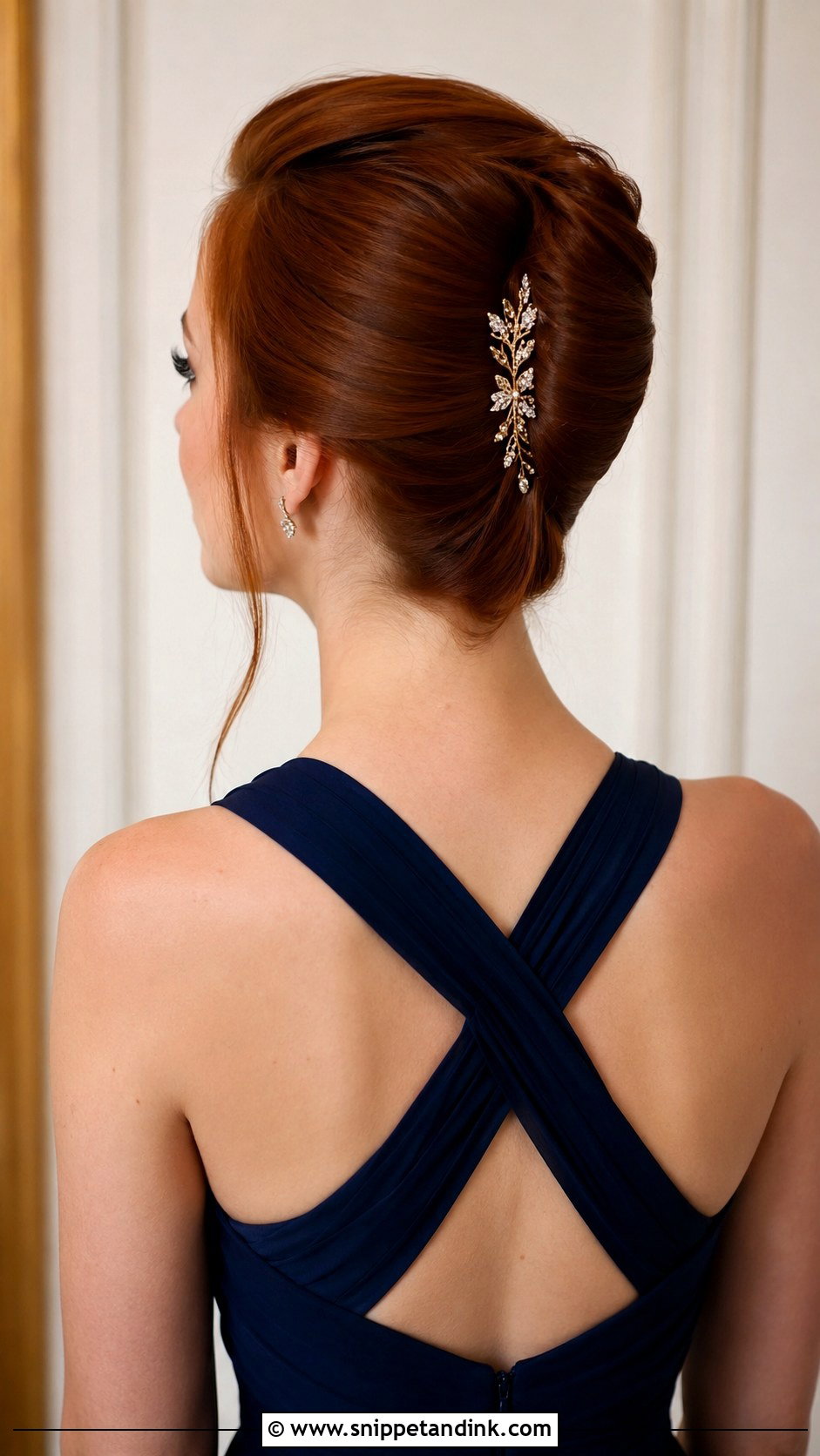 French Twist - Snippet and Ink - 25 Wedding Guest Hair Updo Ideas