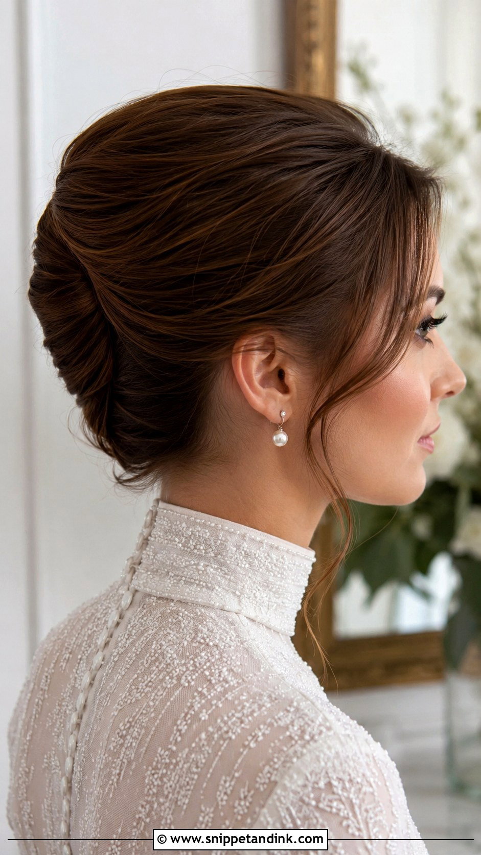French Twist Bridal Hair - Snippet and Ink - 20 Hair Ideas for Bride