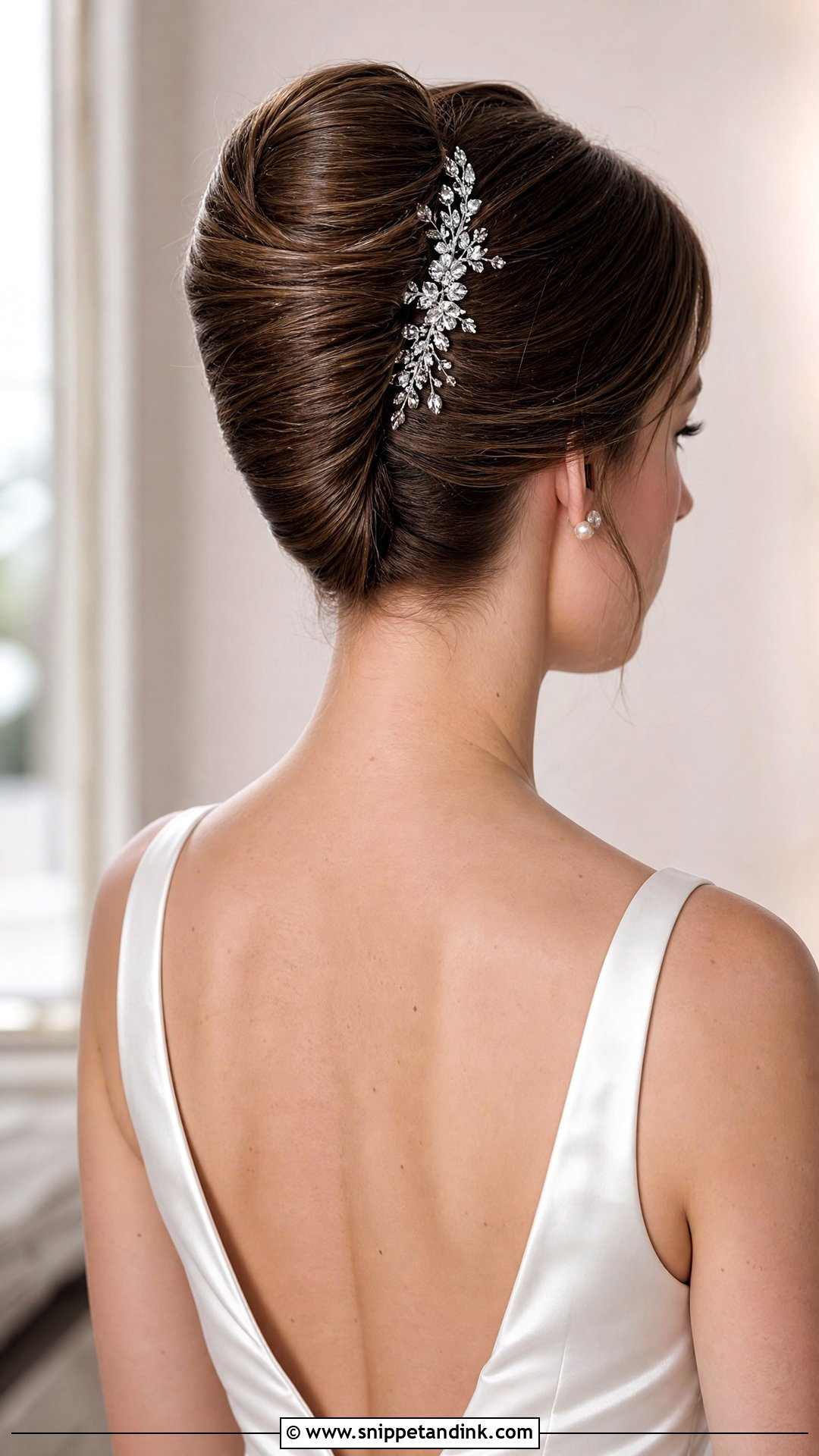 French Twist Bridal Hairstyle - Snippet and Ink - 20 Marriage Hairstyle Ideas