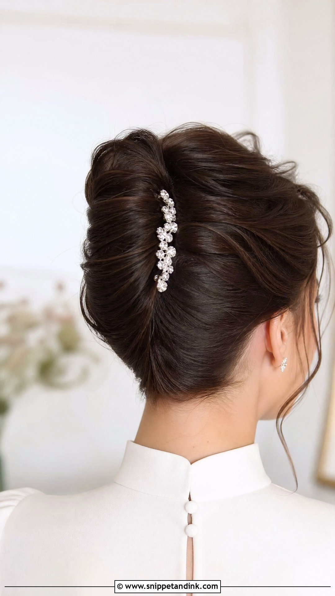 French Twist Bridal Hairstyle Step By Step - Snippet and Ink - 15 Bridal Hairstyles Tutorial Step By Step