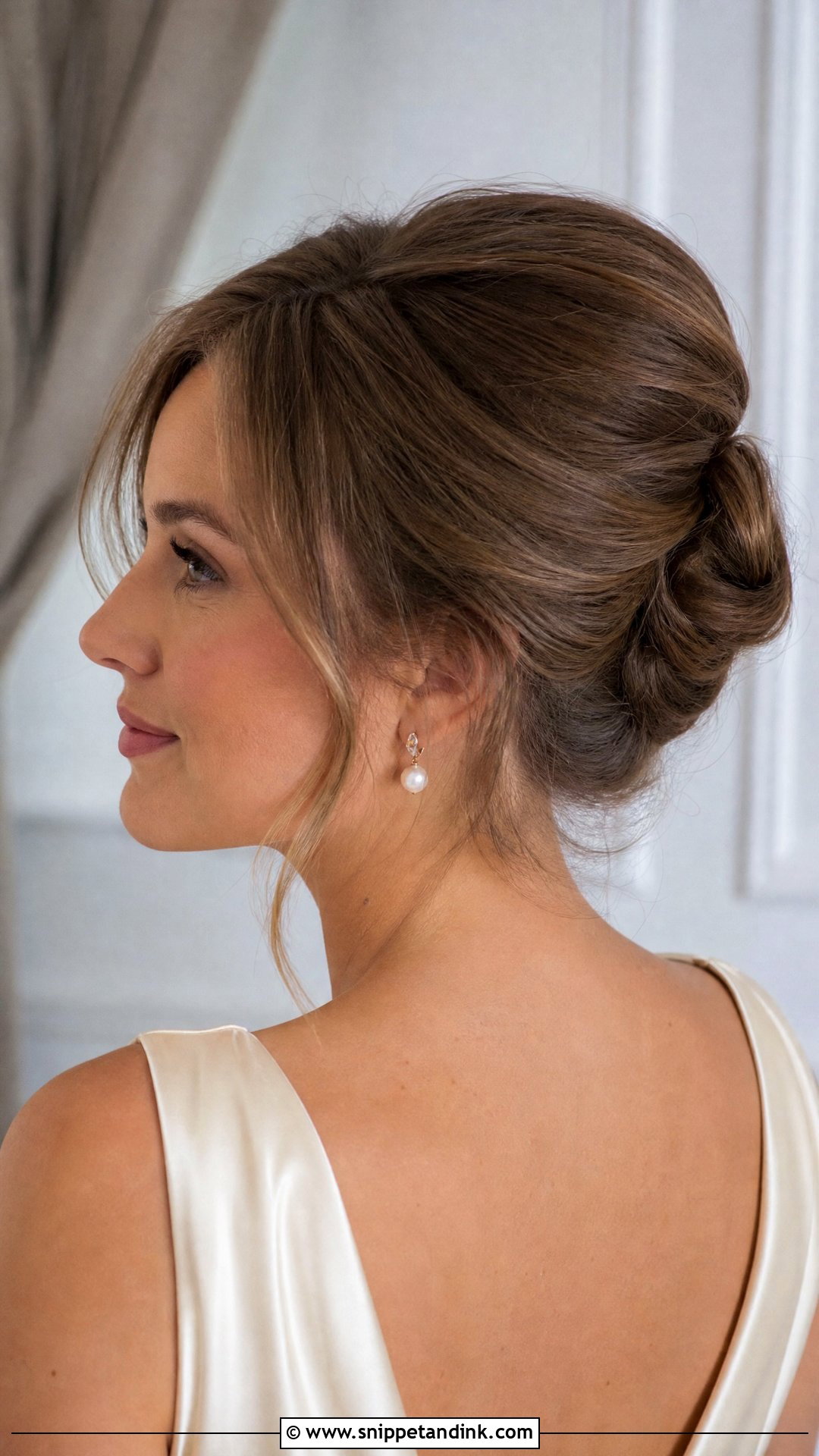 French Twist Bridal Party Updo - Snippet and Ink - 15 Bridal Party Updo Ideas