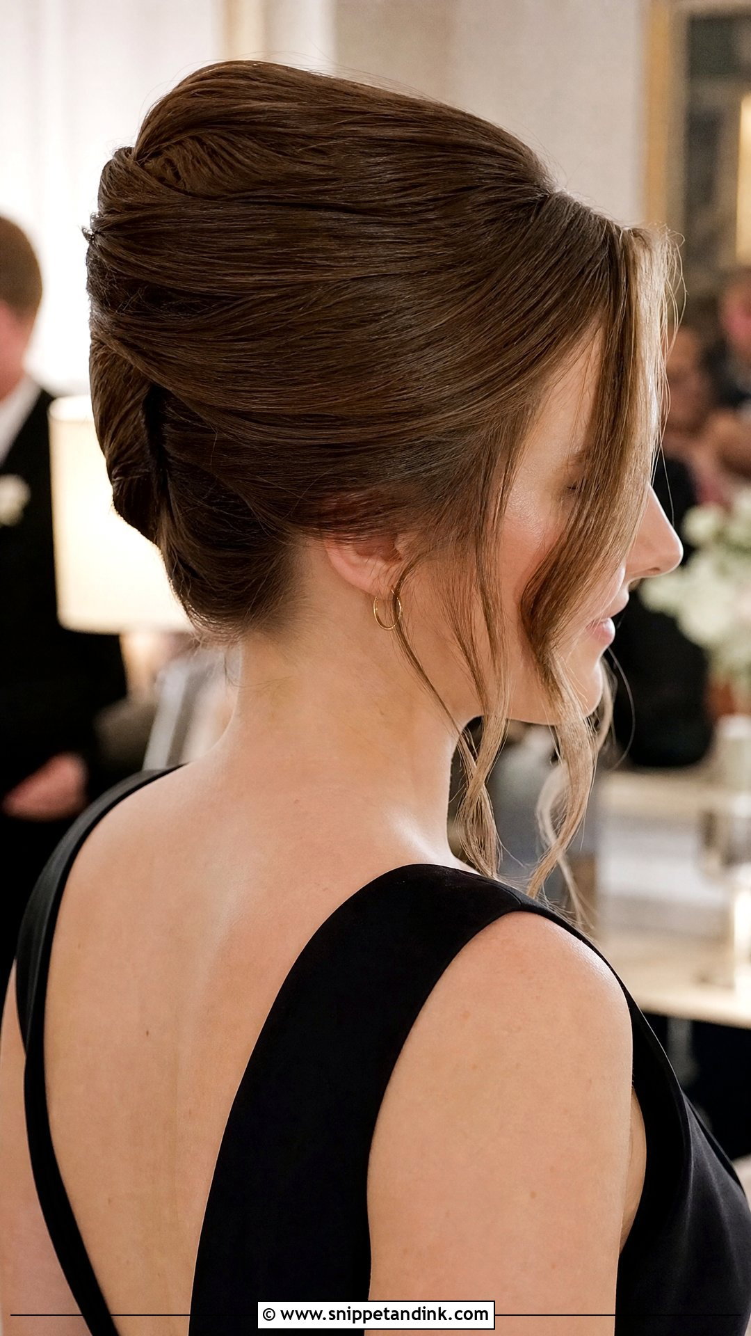 French Twist Bridal Party Updo - Snippet and Ink - 15 Bridal Party Hair Updo Ideas