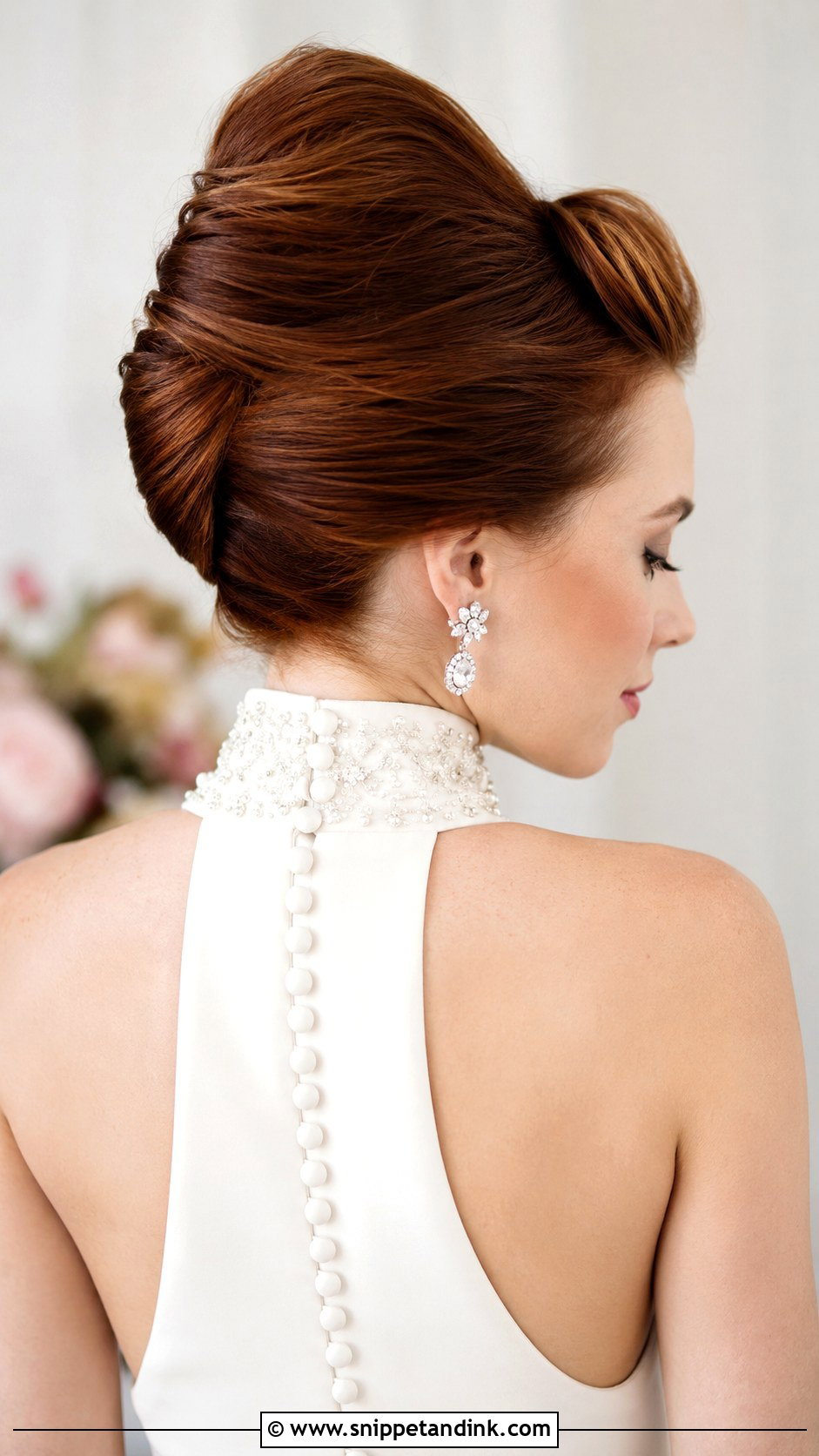 French Twist Bridal Updo - Snippet and Ink - 25 2025 Bride Hairstyles