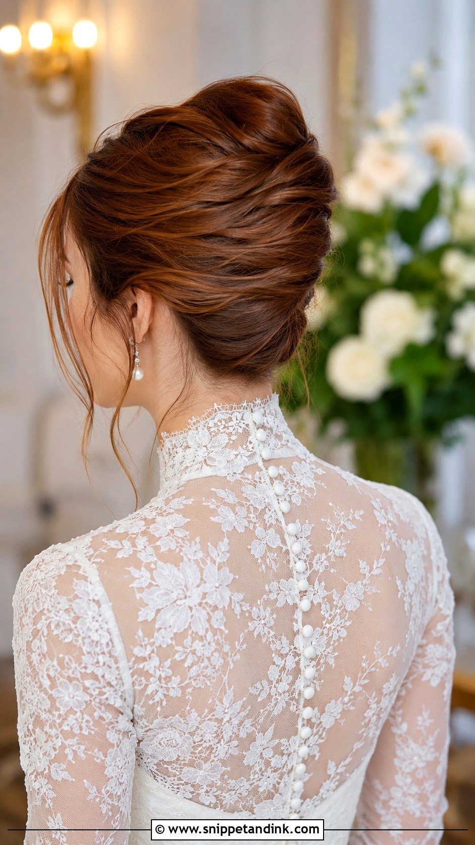 French Twist Bridal Updo - Snippet and Ink - 25 Hair Looks for Wedding