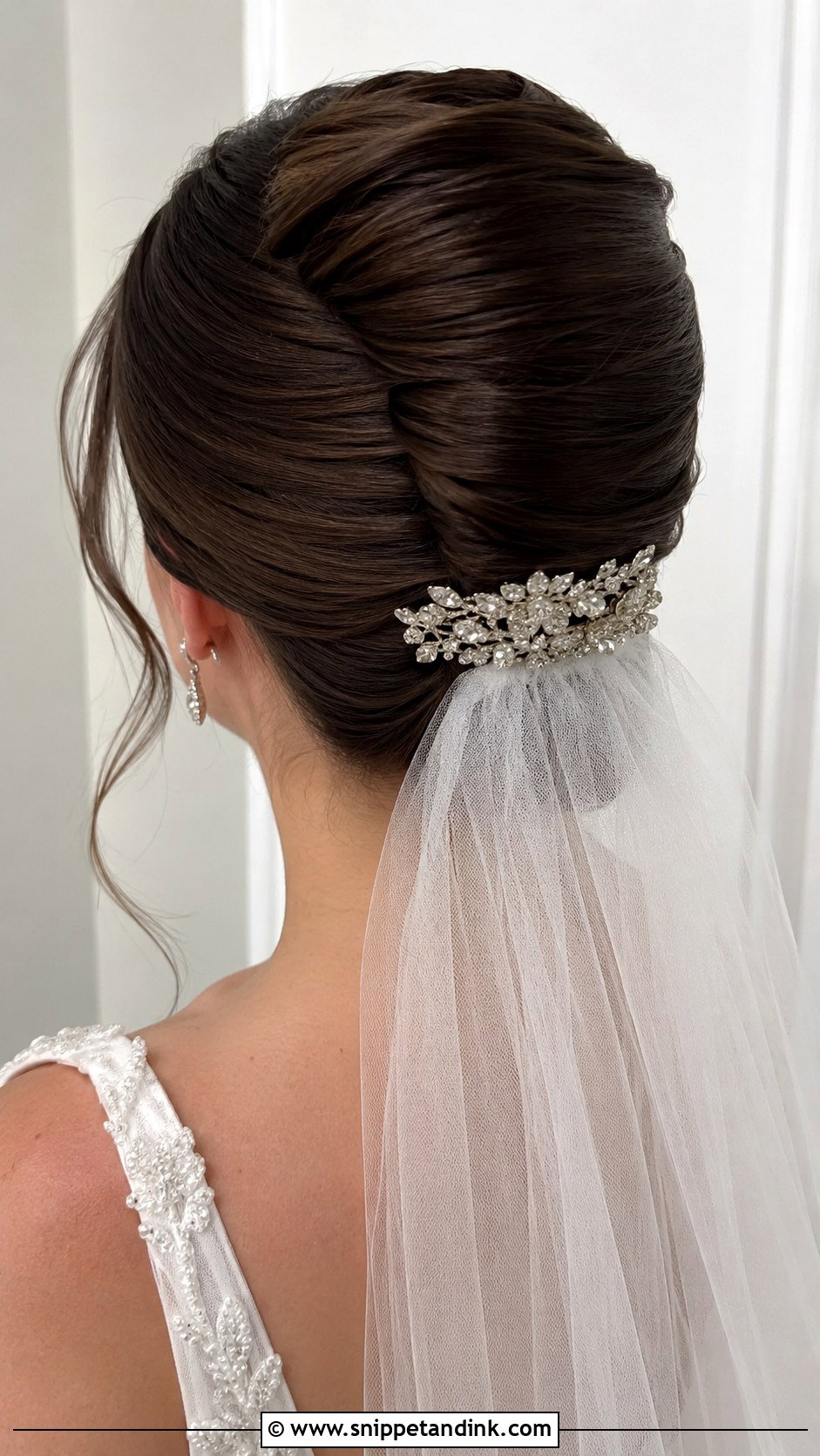 French Twist Bridal Updo - Snippet and Ink - 25 Hair Up Dos for Weddings