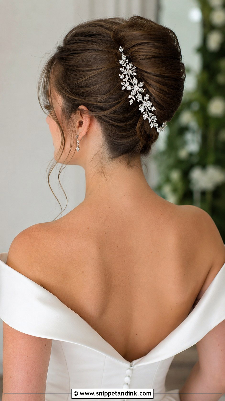 French Twist Bridal Updo - Snippet and Ink - 30 Bridal Hair Updo Ideas