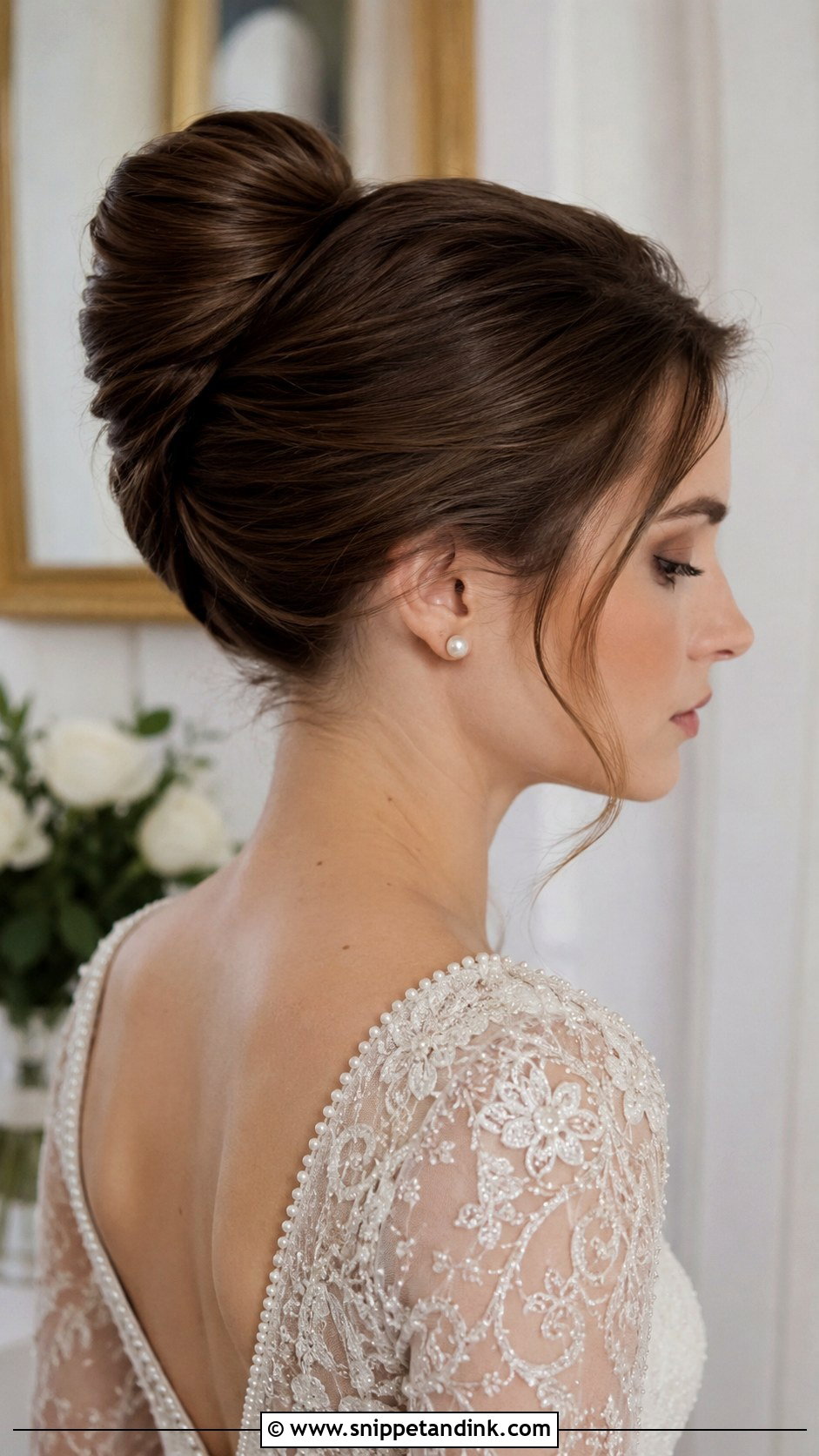 French Twist Bridal Updo - Snippet and Ink - 20 Brides Updo Hairstyles