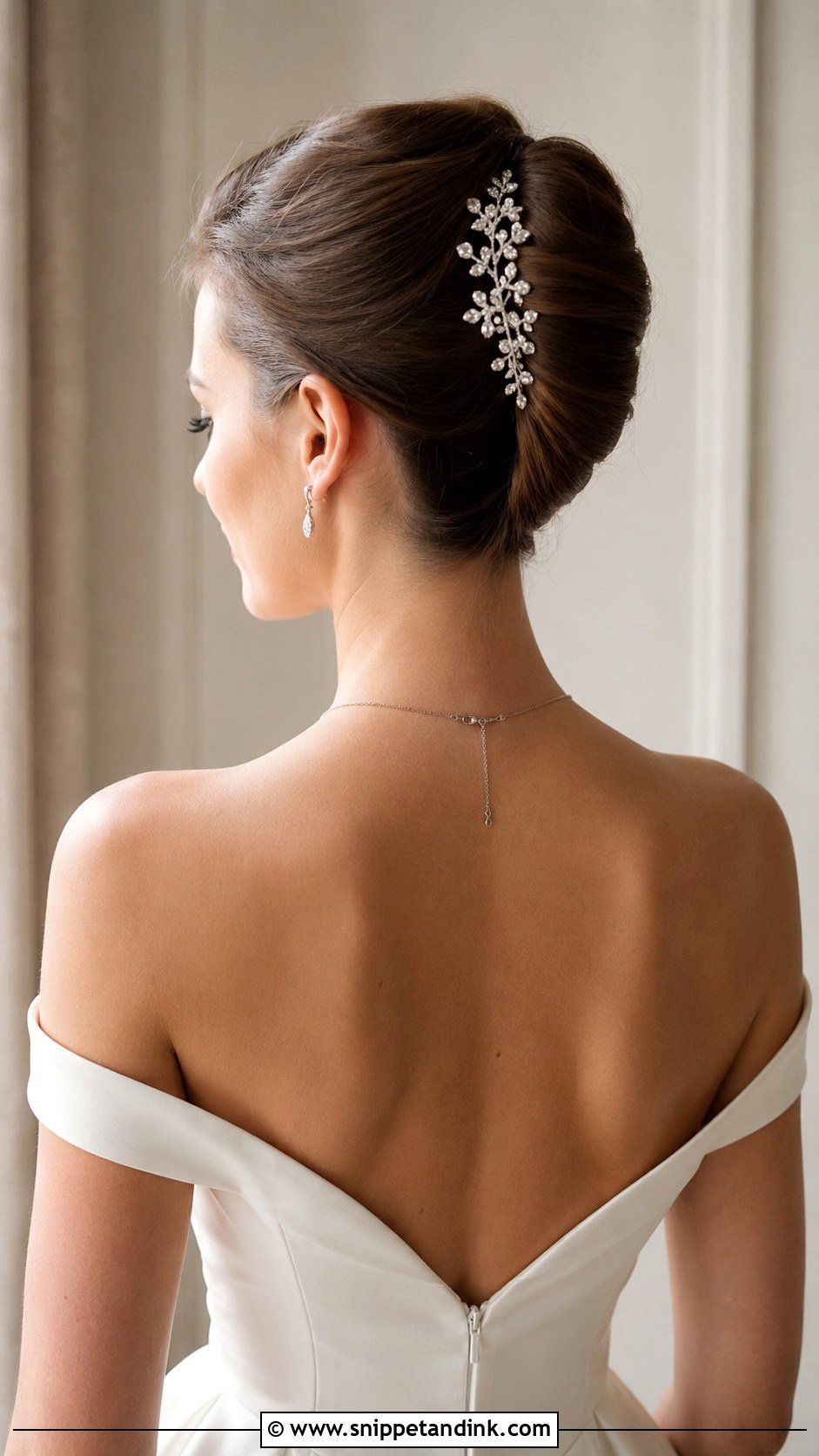 French Twist Bridal Updo - Snippet and Ink - 20 Elegant Wedding Hair Updo Ideas