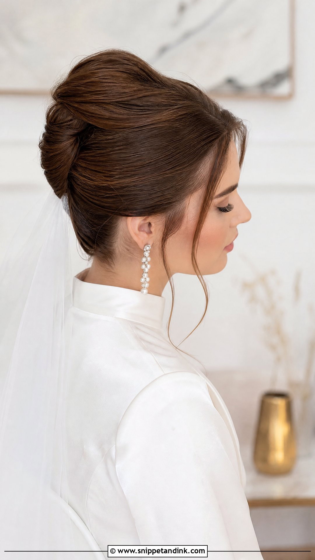 French Twist Bridal Updo - Snippet and Ink - 20 Western Bride Hairstyles