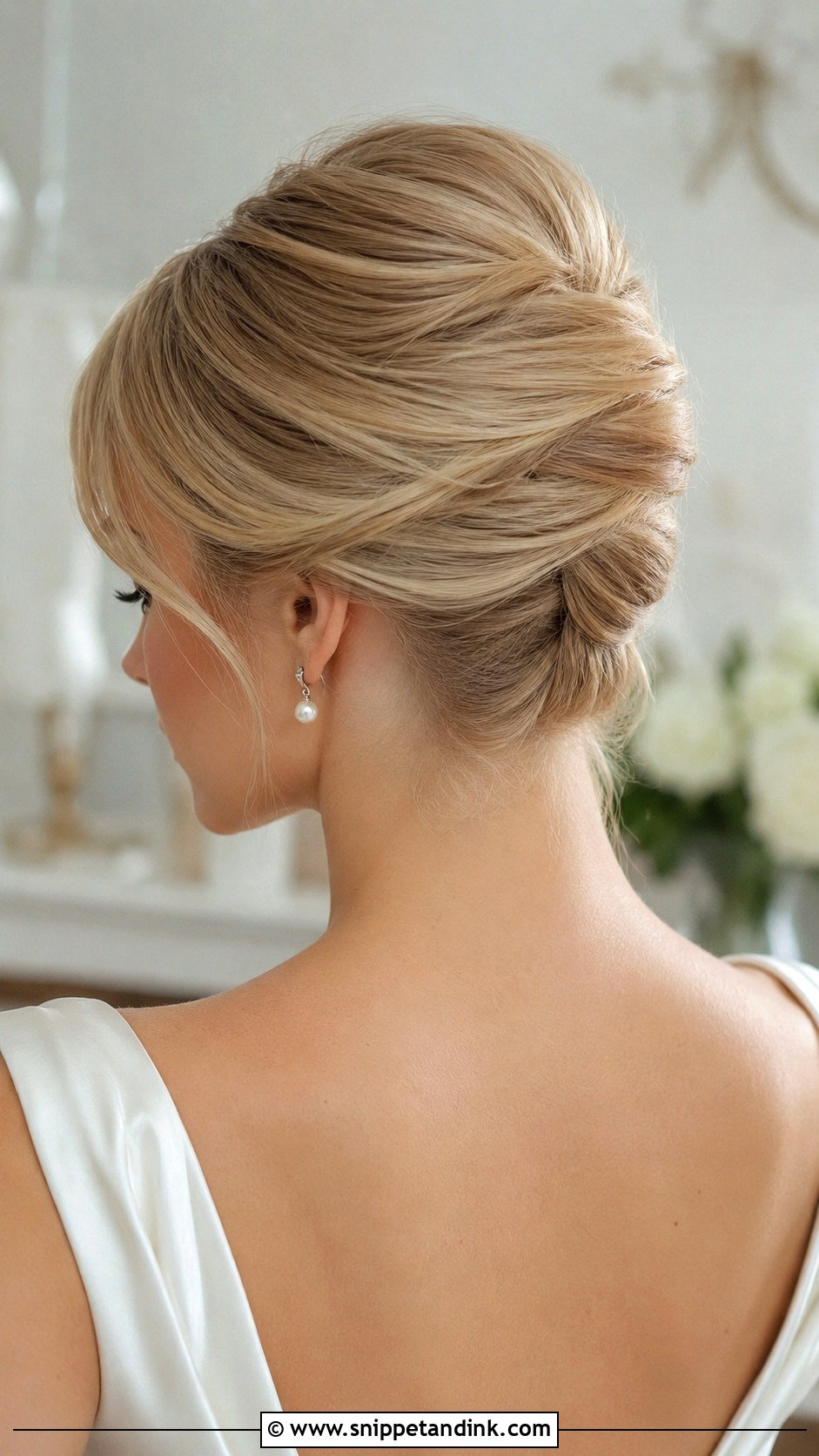 French Twist Bridal Updo Tutorial - Snippet and Ink - 20 Bridal Updo Tutorial Ideas
