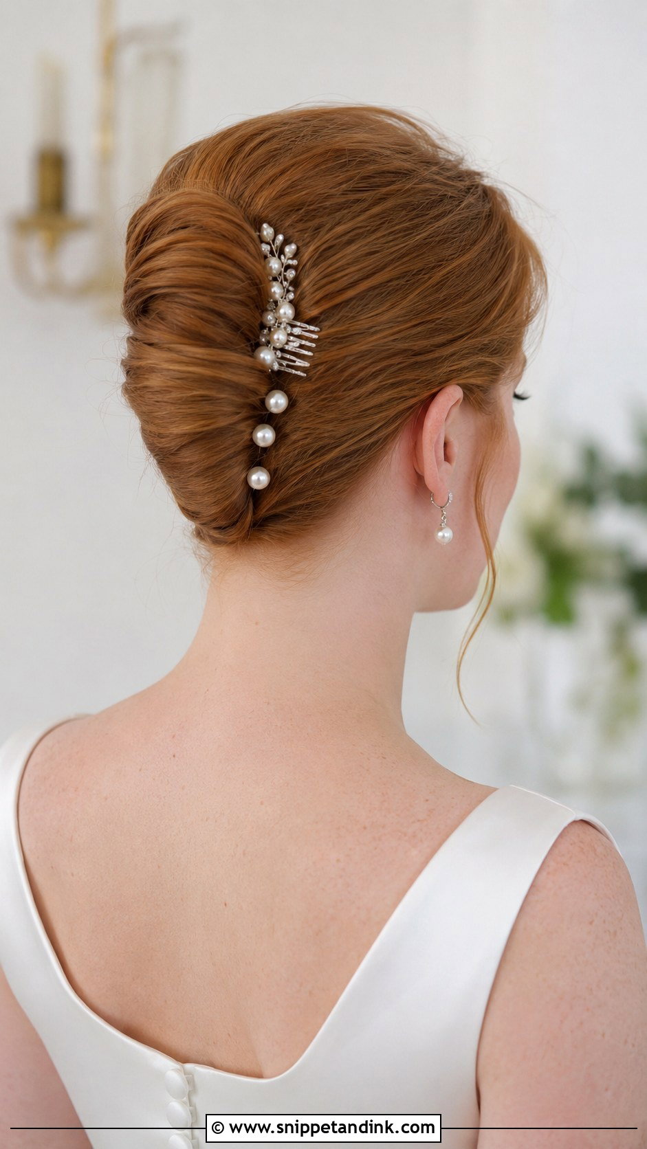 French Twist Bridal Updo Tutorial - Snippet and Ink - 20 Bridal Hairstyle Tutorial Ideas