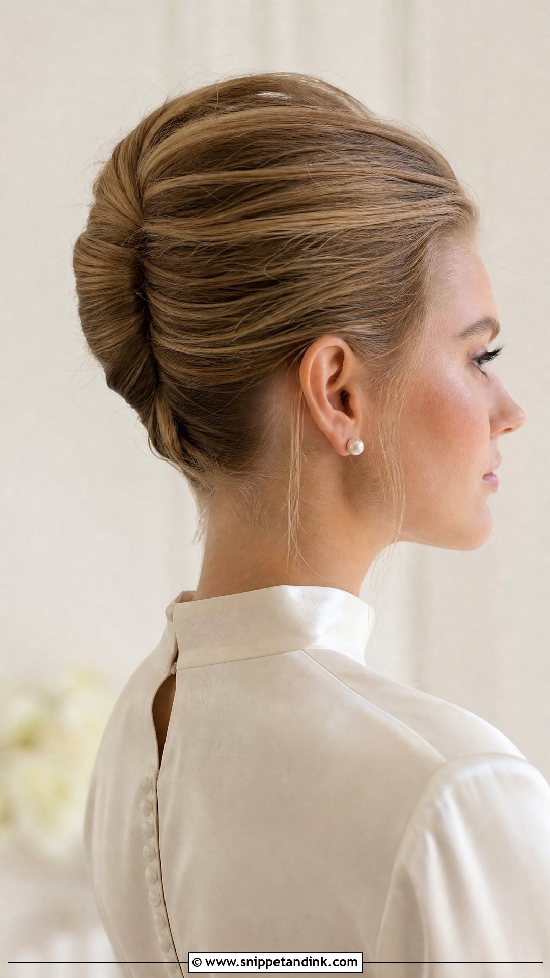 French Twist Bridal Updo - Snippet and Ink - 15 Elegant Bridal Updos for Long Hair