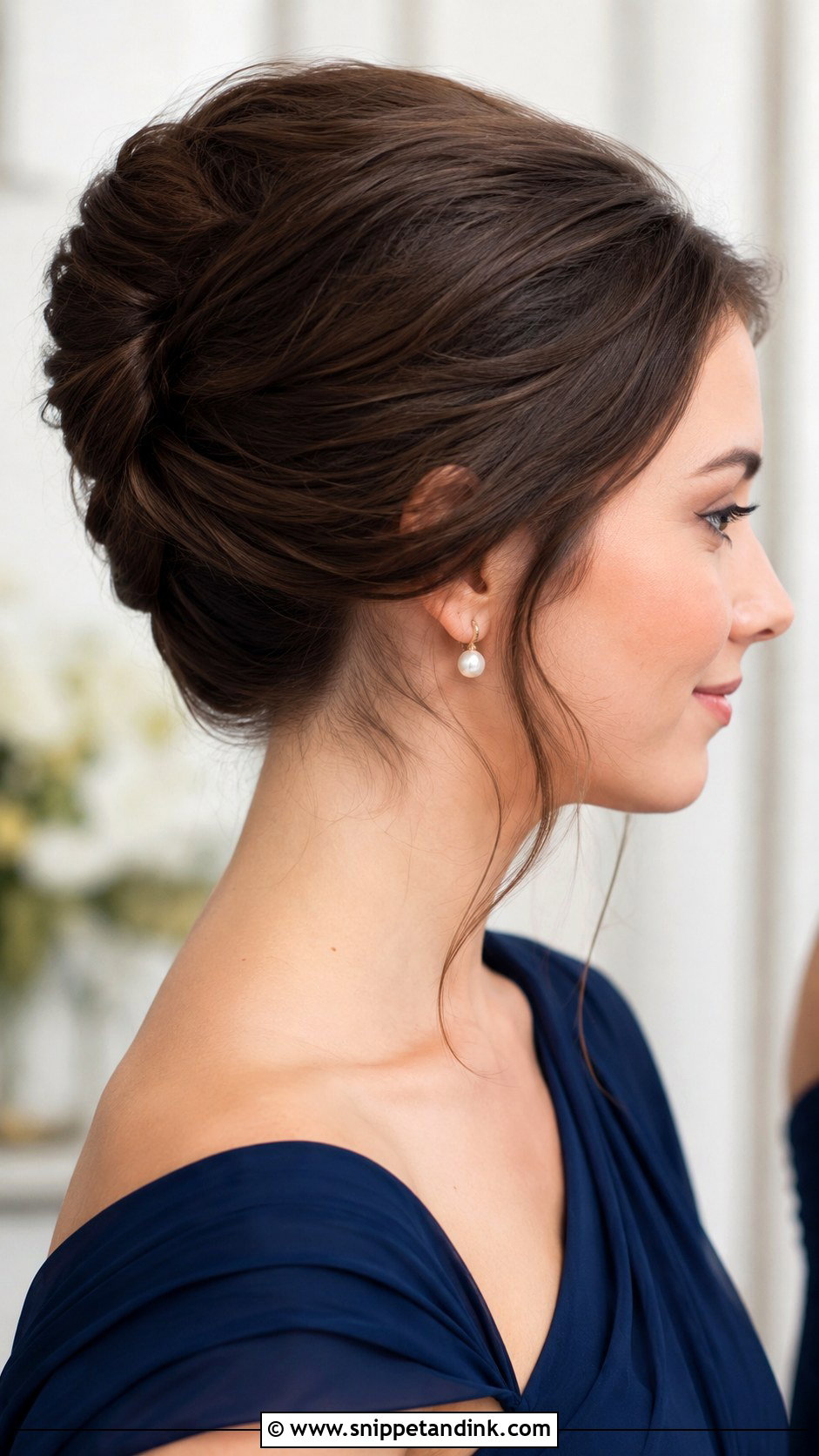 French Twist Bridesmaid Hair - Snippet and Ink - 25 Simple Bridesmaid Hairdo Ideas