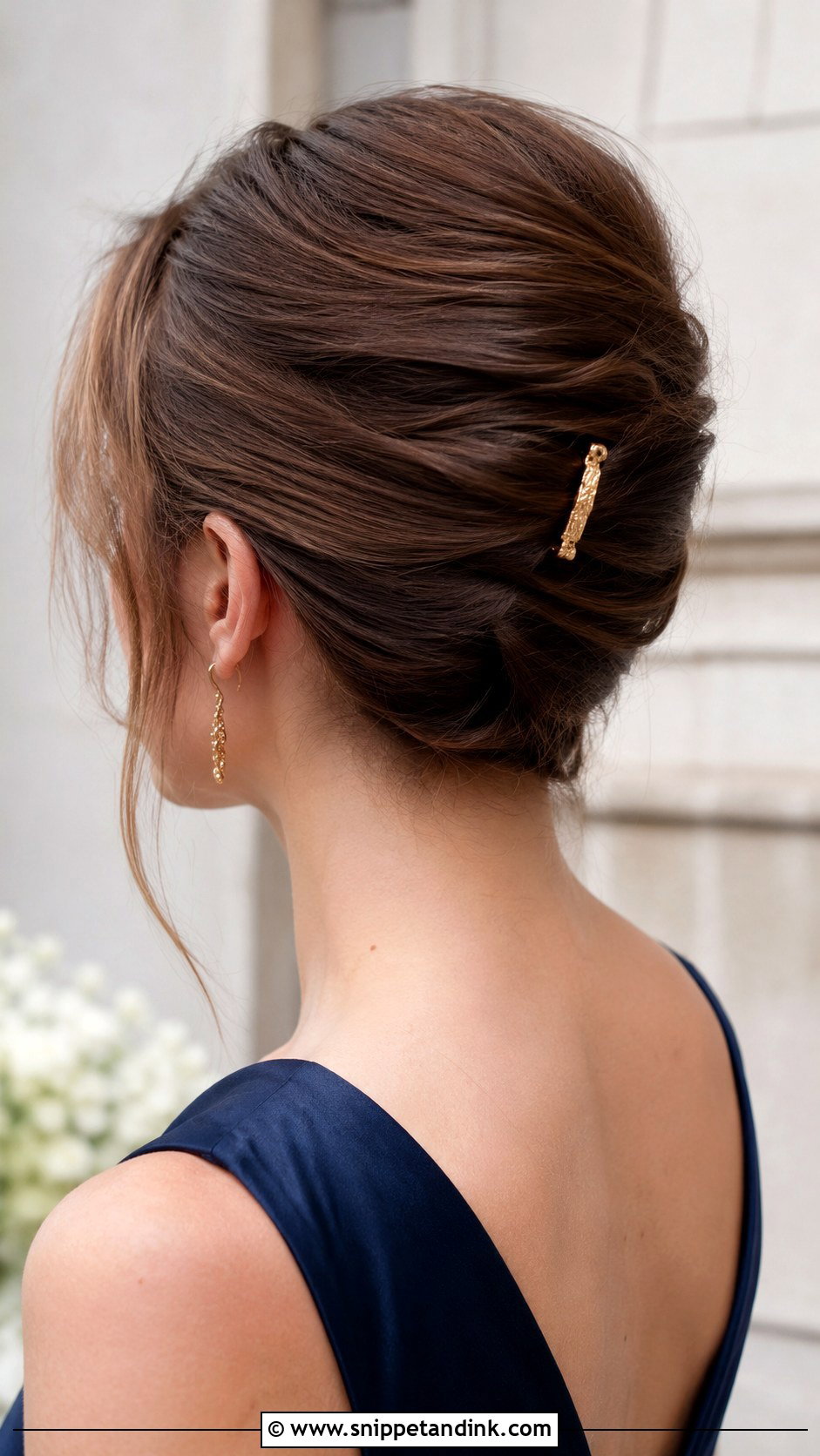 French Twist Bridesmaid Hair - Snippet and Ink - 35 Bridesmaid Hair Ideas