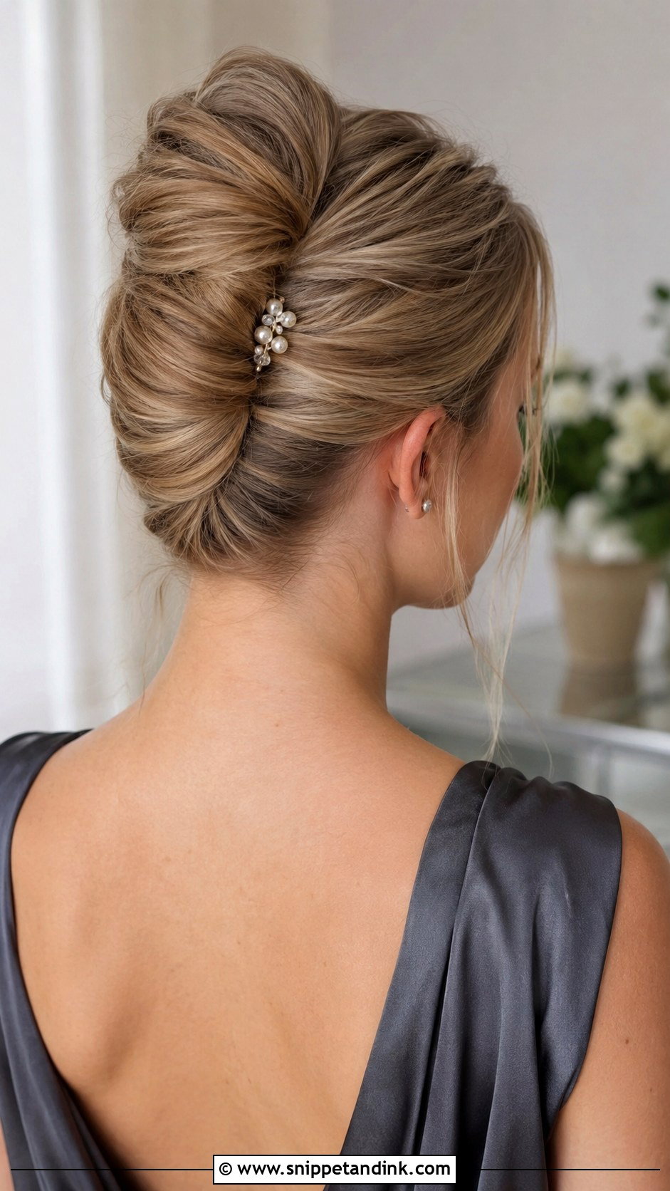 French Twist Bridesmaid Hair - Snippet and Ink - 20 Hair Ideas for Bridesmaids