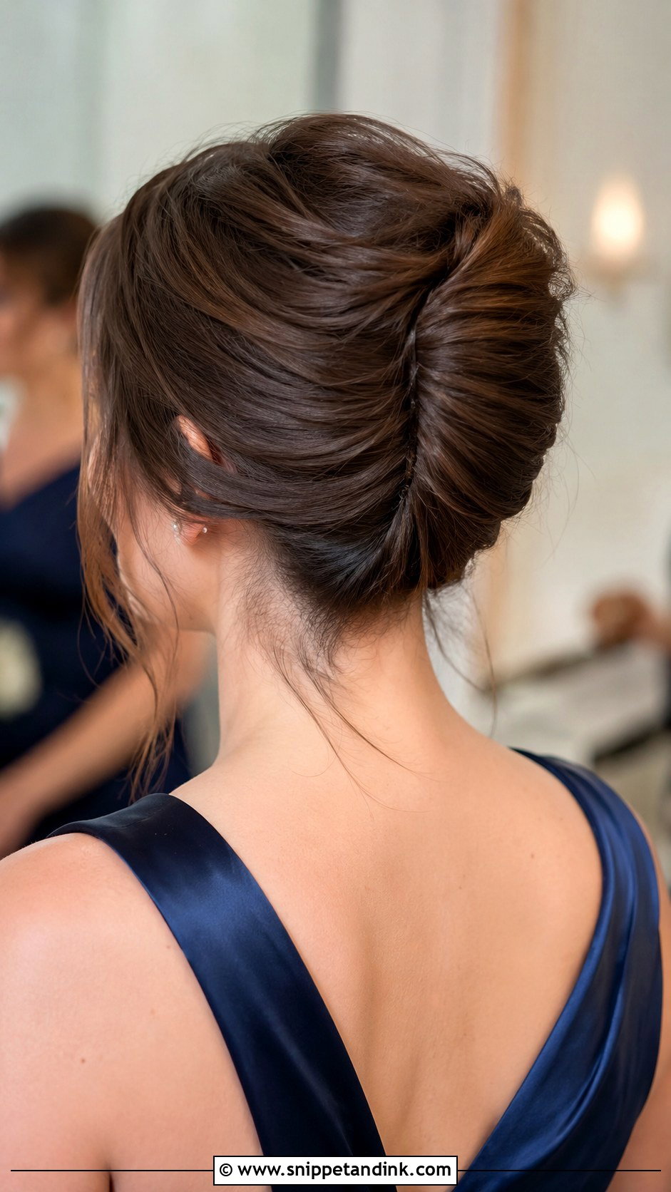French Twist Bridesmaid Hairstyle - Snippet and Ink - 30 Bridesmaid Hairstyles for Long Hair