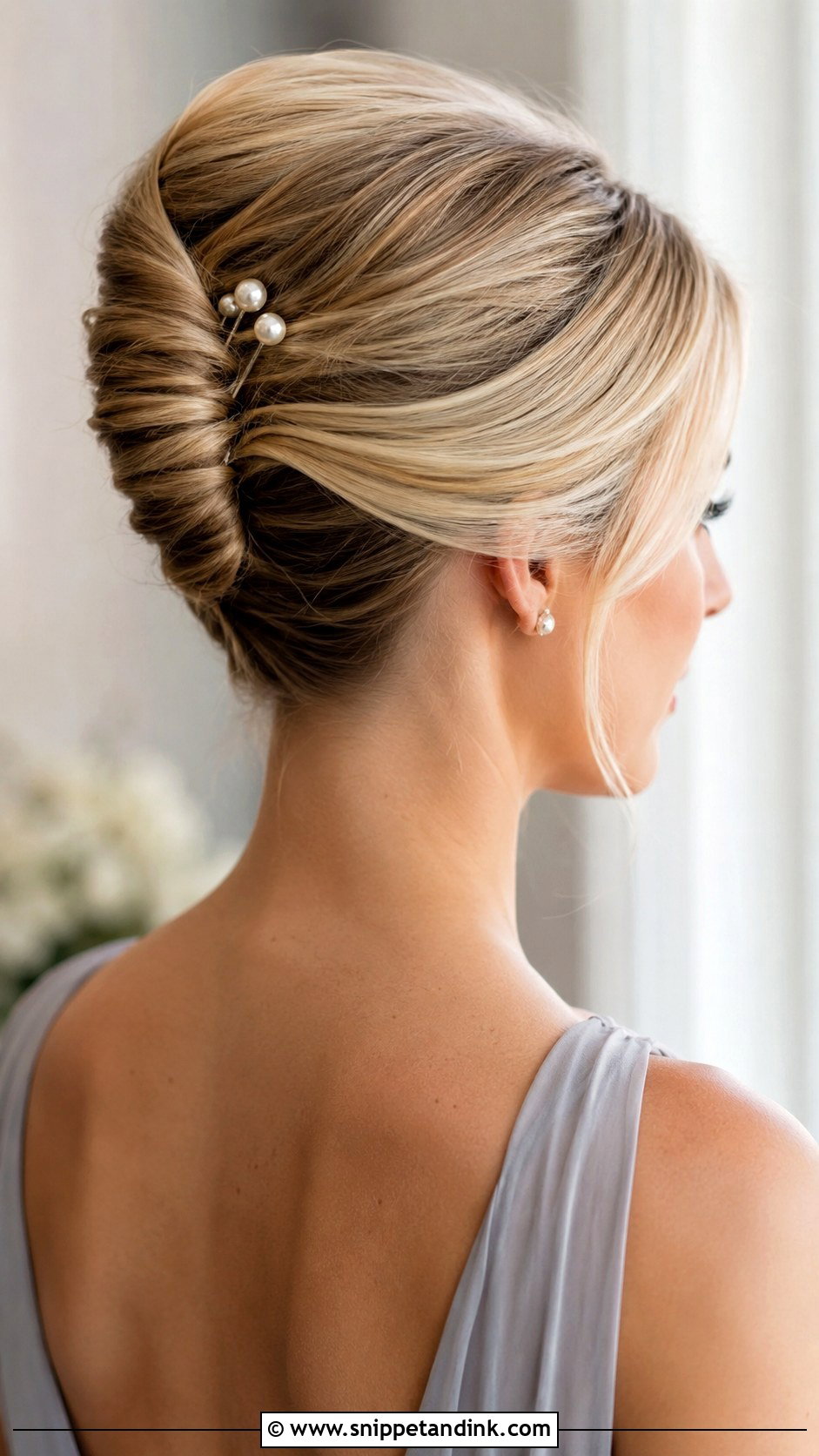 French Twist Bridesmaid Hairstyle - Snippet and Ink - 30 Hairstyles for Weddings Bridesmaid