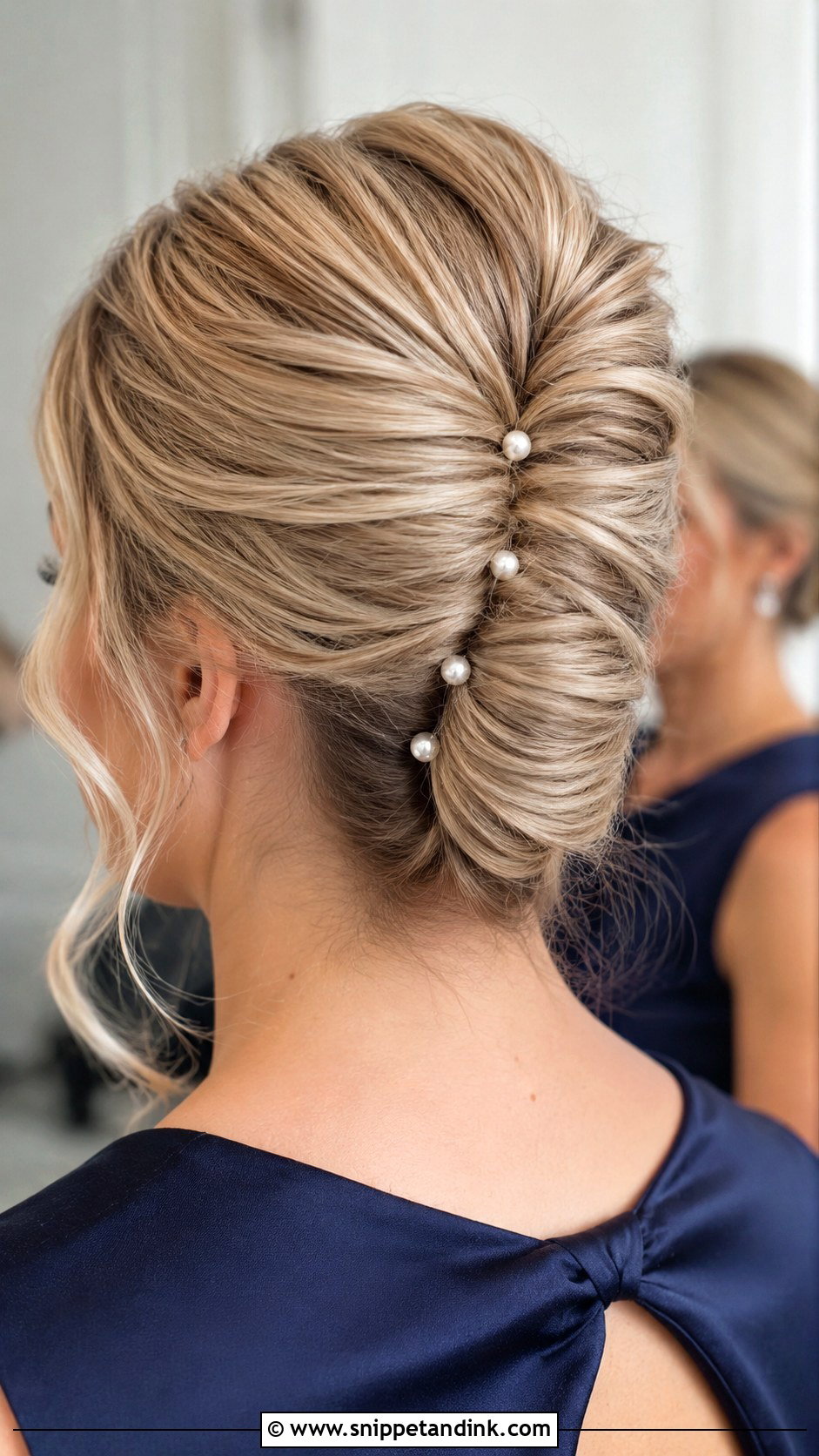 French Twist Bridesmaid Hairstyle - Snippet and Ink - 20 Cute Wedding Hairstyles Bridesmaid