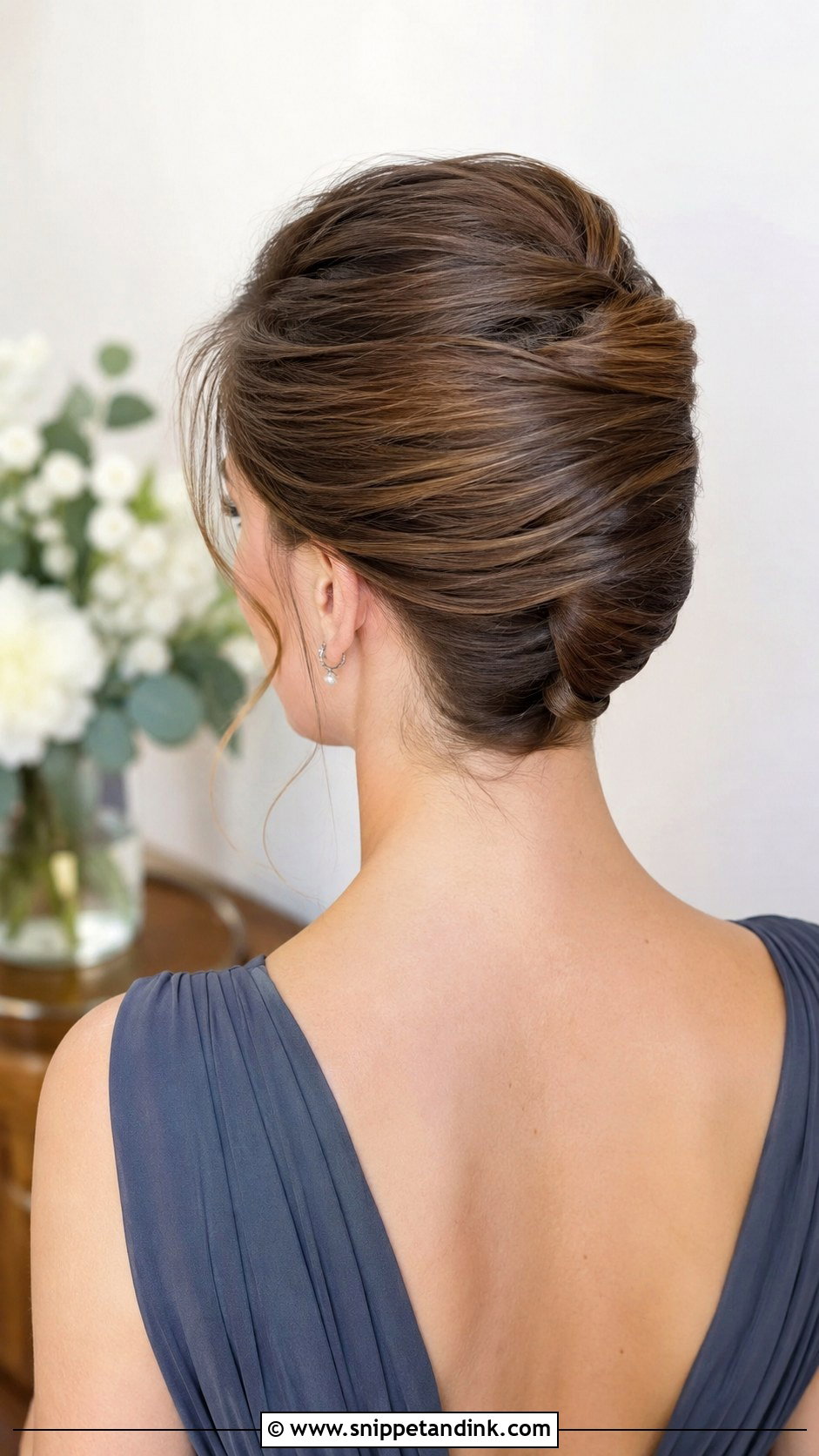 French Twist Bridesmaid Hairstyle - Snippet and Ink - 20 Wedding Hair Styles Bridesmaid