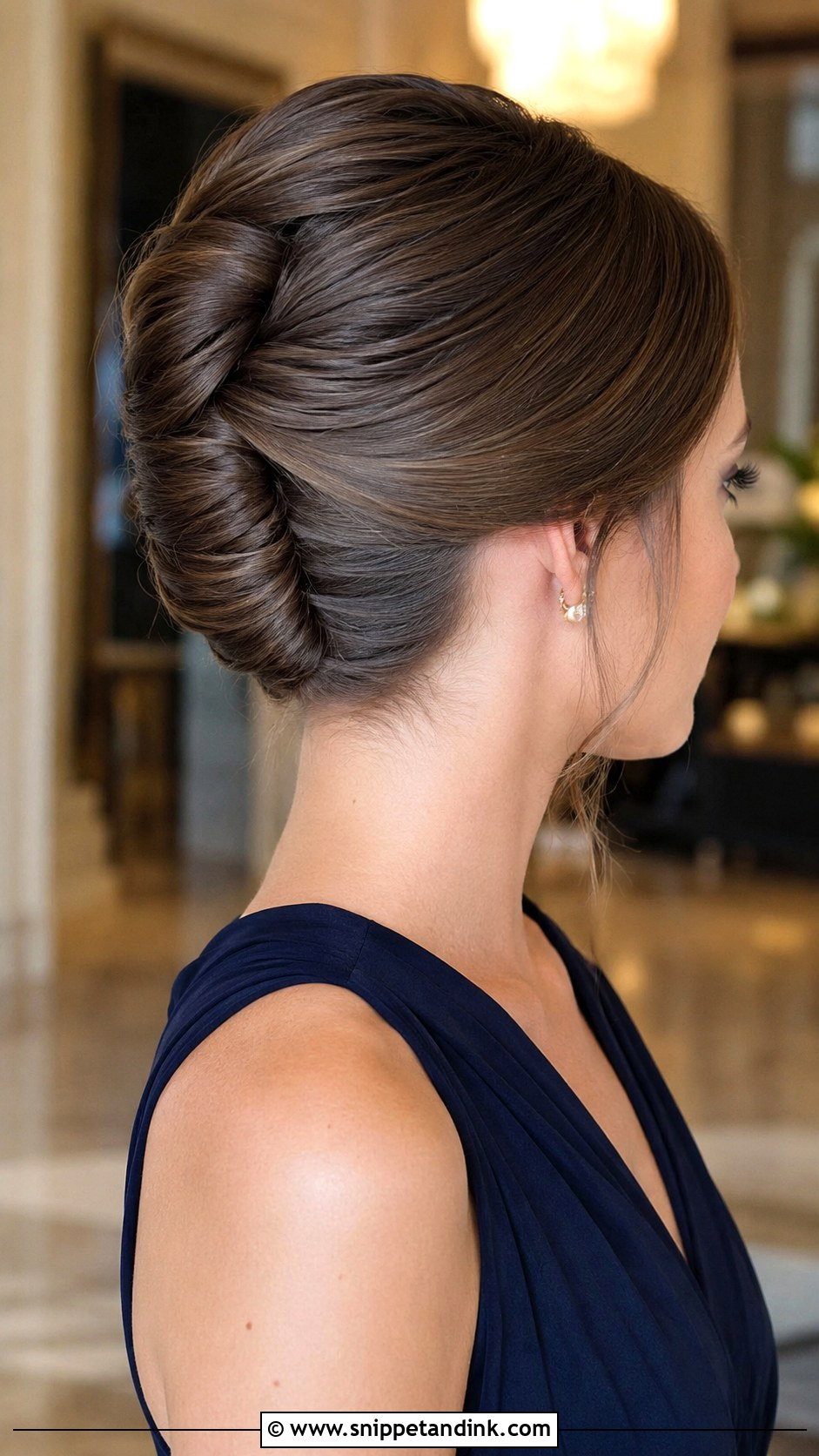 French Twist Bridesmaid Hairstyle - Snippet and Ink - 25 Bridesmaid Hairstyles