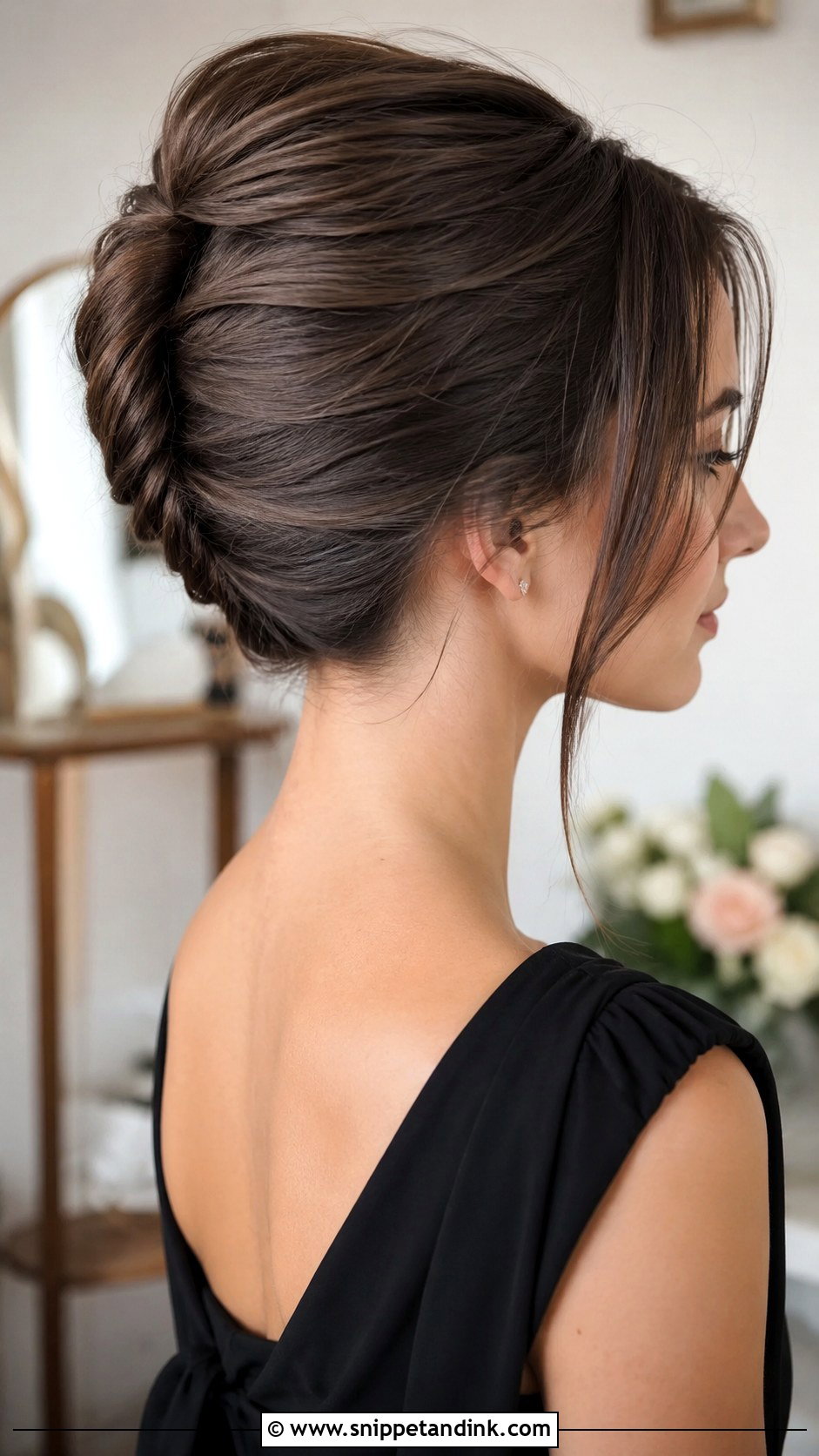 French Twist Bridesmaid Hairstyle - Snippet and Ink - 25 Easy Bridesmaid Hairstyles