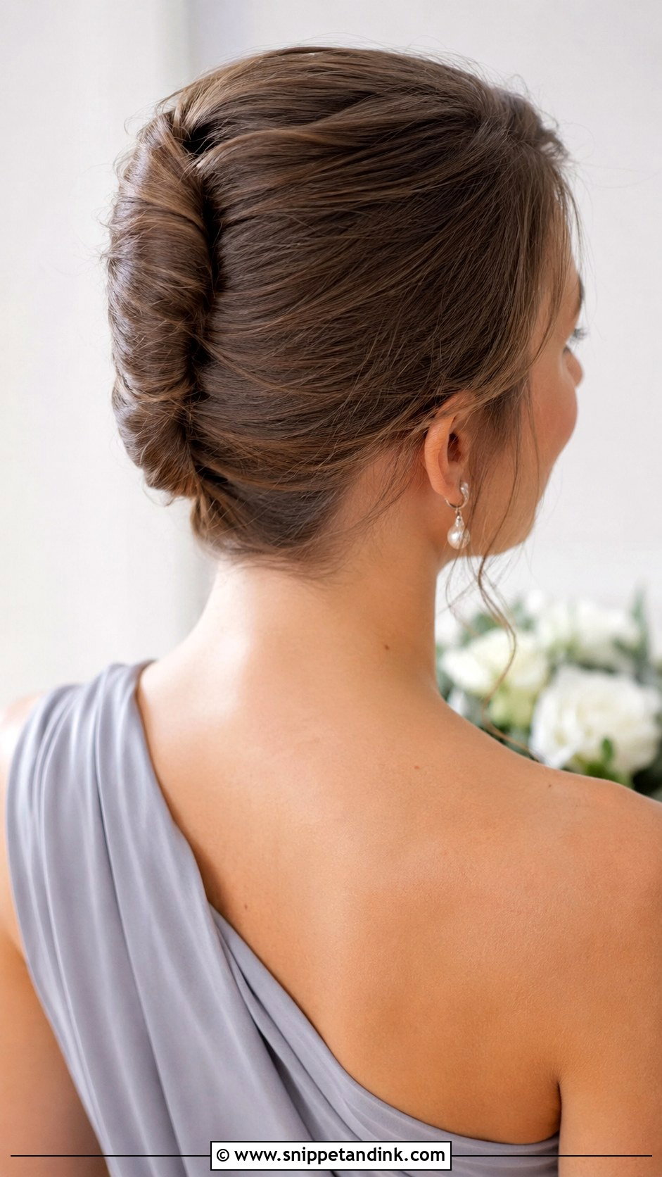 French Twist Bridesmaid Hairstyle For Long Hair - Snippet and Ink - 25 Bridesmaid Hairstyles Long Hair