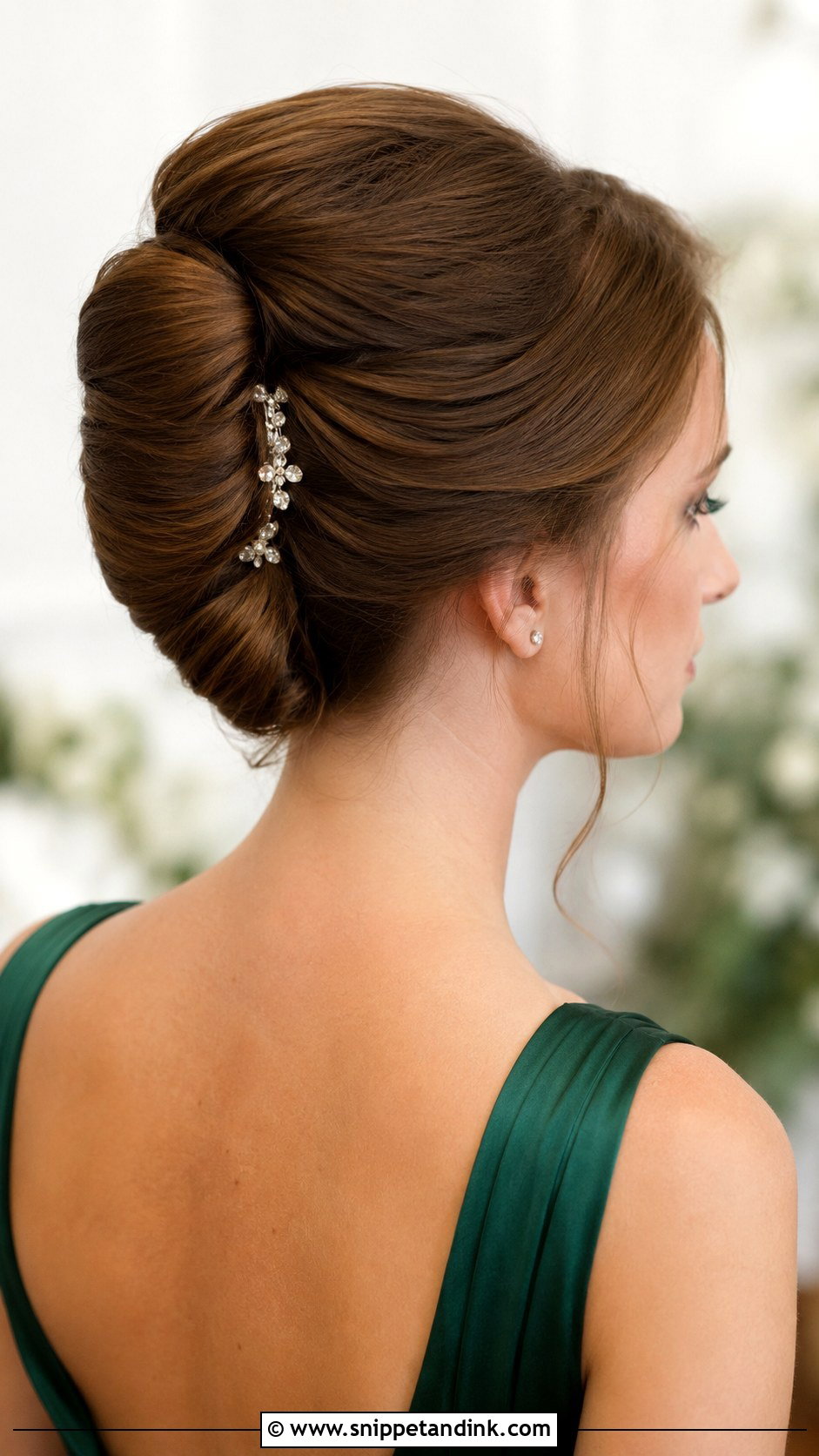 French Twist Bridesmaid Updo - Snippet and Ink - 20 Bridesmaid Updo Ideas