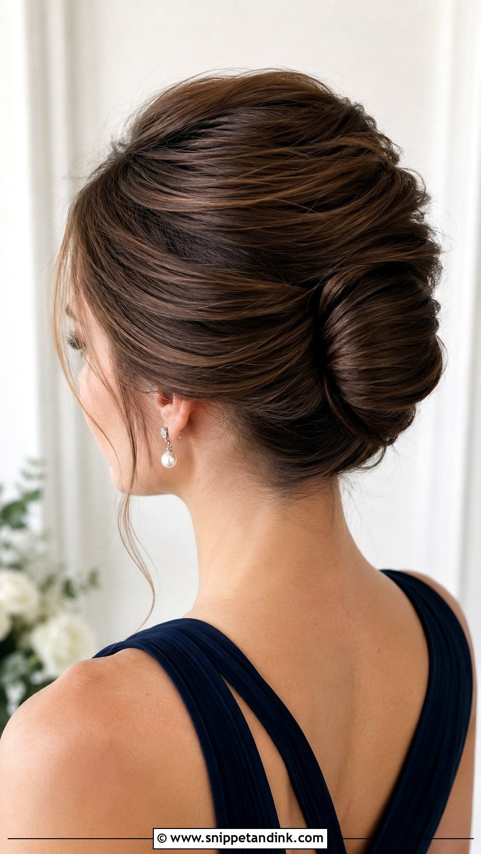French Twist Bridesmaid Updo - Snippet and Ink - 20 Updo Hairstyles for Wedding Bridesmaid