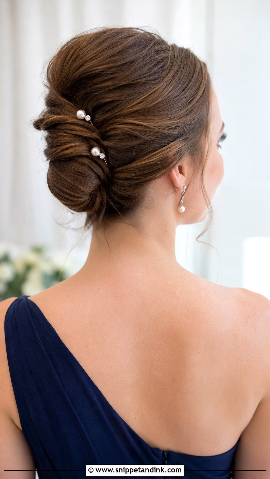 French Twist Bridesmaid Updo - Snippet and Ink - 25 Bridesmaid Updos