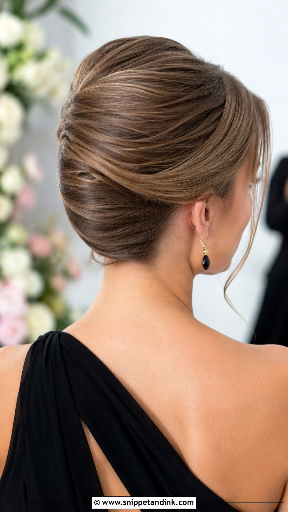 French Twist Bridesmaid Updo - Snippet and Ink - 25 Bridesmaids Hairstyles Updo