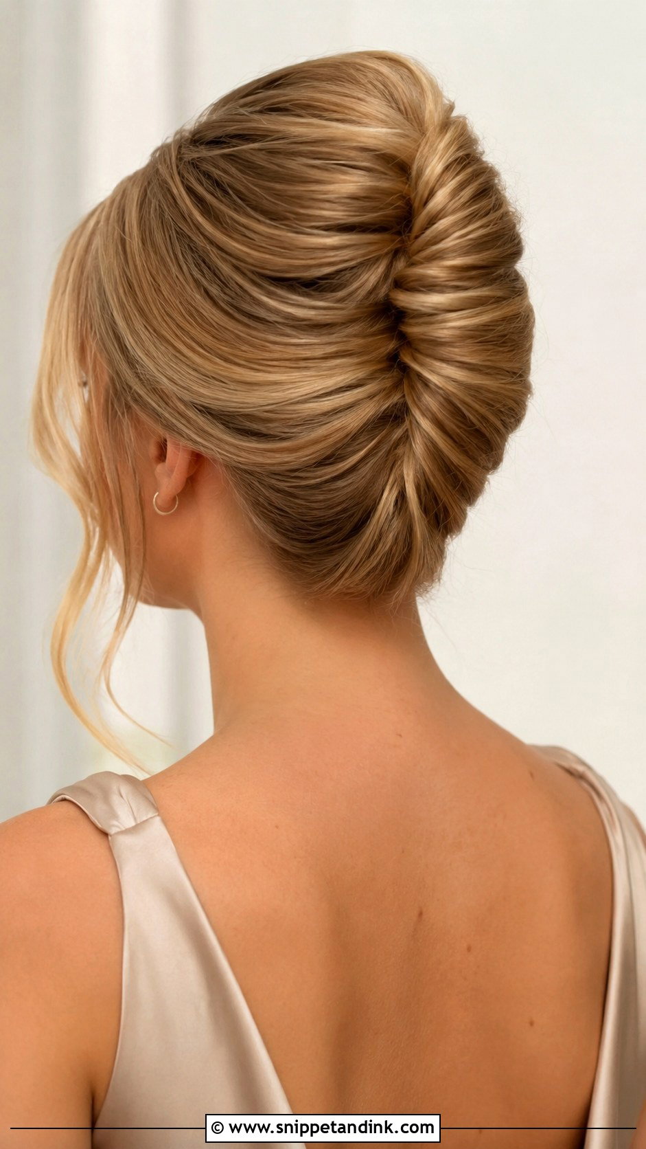 French Twist Bridesmaid Updo - Snippet and Ink - 20 Bridesmaids Updos for Long Hair