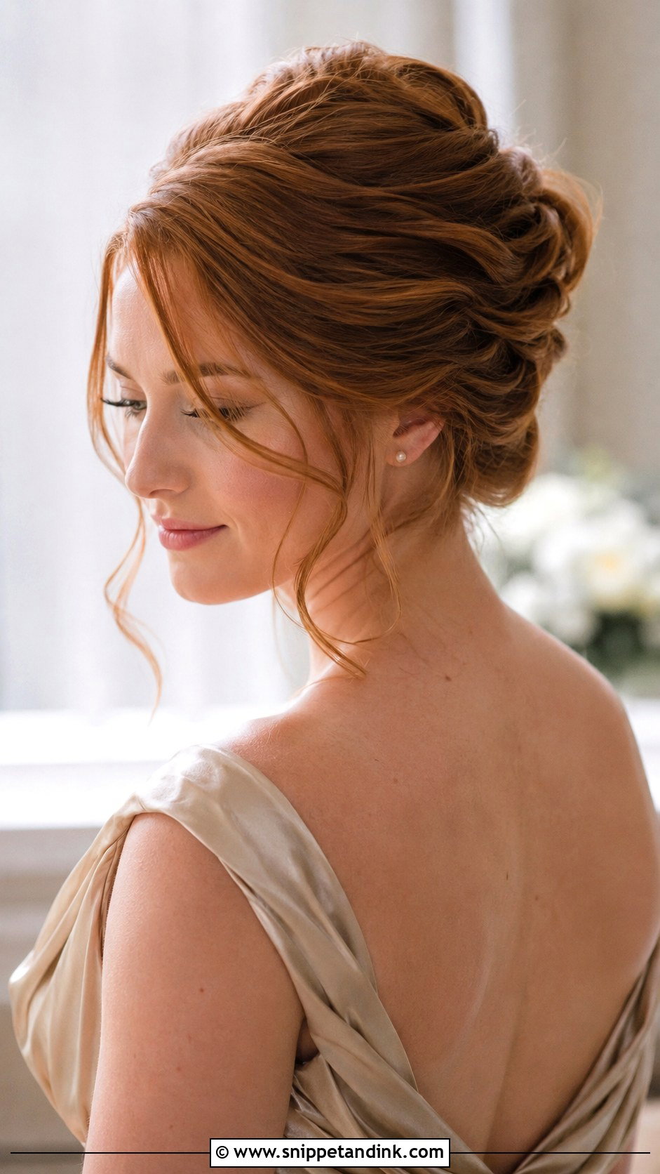 French Twist Bridesmaid Updo - Snippet and Ink - 20 Easy Bridesmaid Hair Updo Ideas