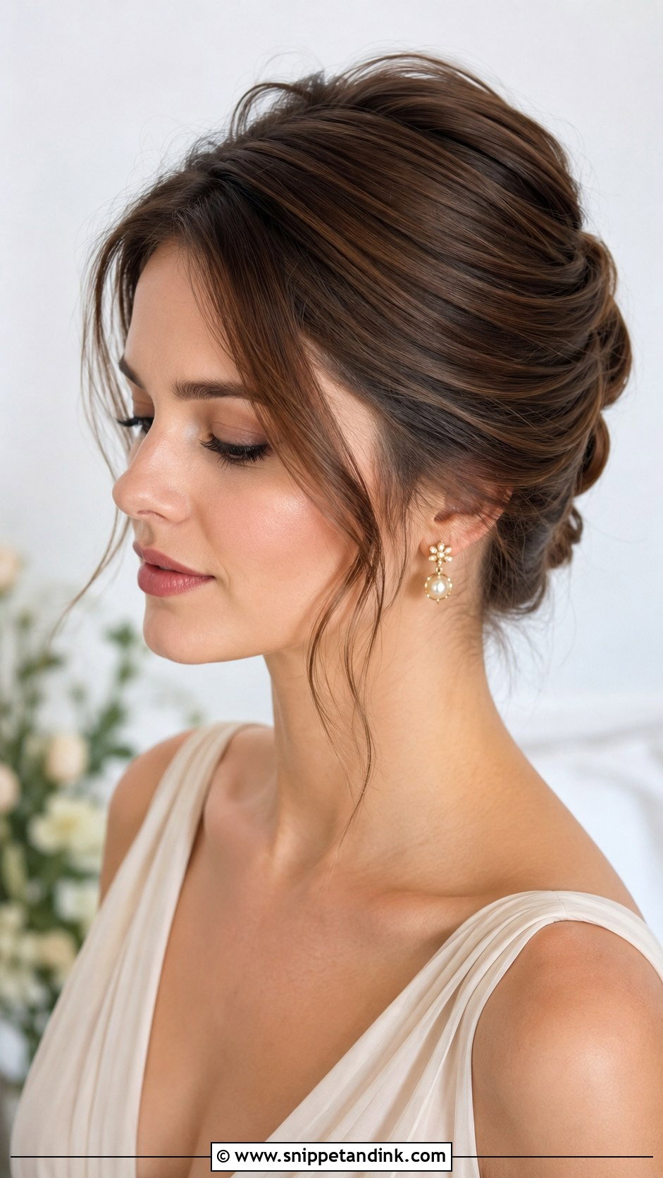 French Twist Bridesmaid Updo - Snippet and Ink - 20 Simple Bridesmaid Hairstyles Updo
