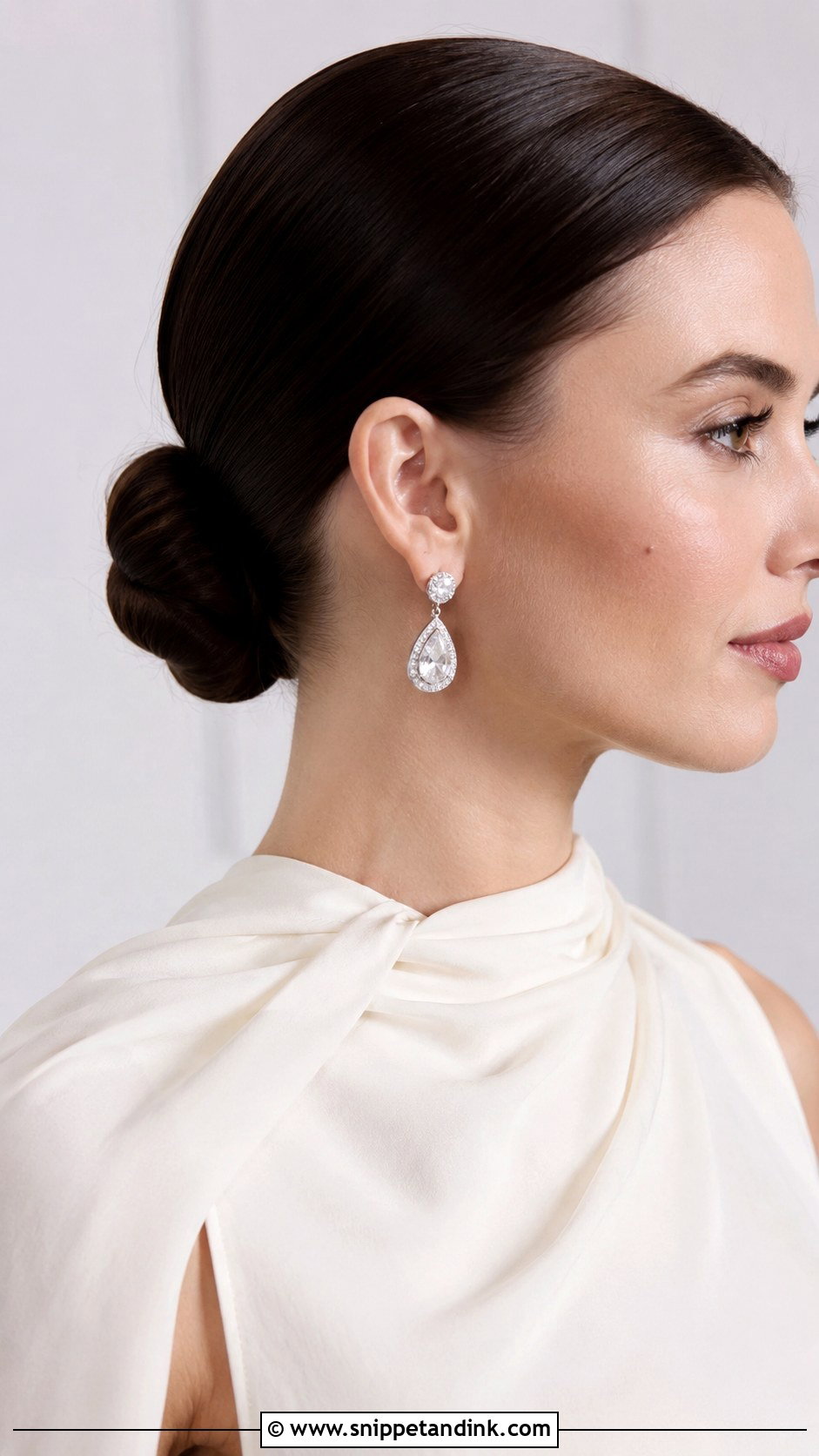 French Twist Bun - Snippet and Ink - 25 Wedding Buns