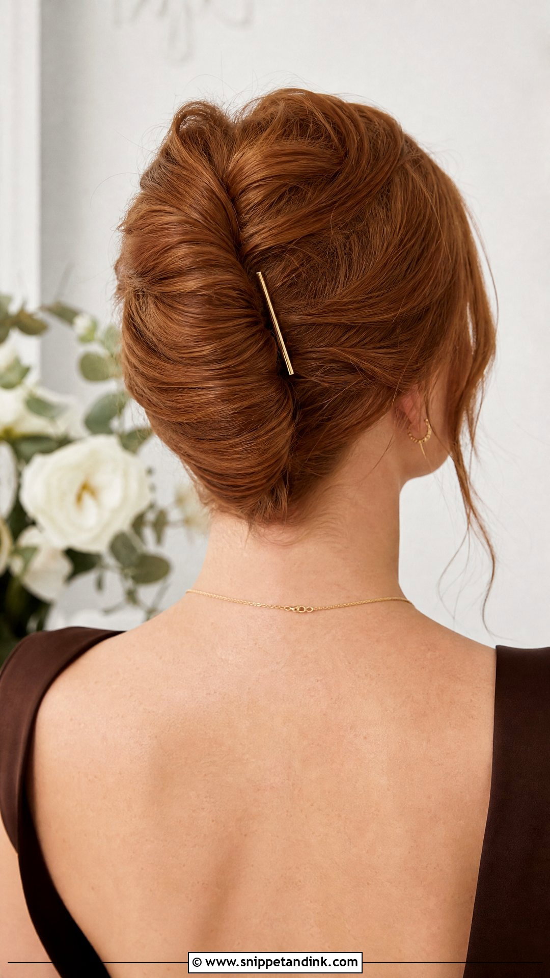 French Twist For Fall Wedding Guest Hair - Snippet and Ink - 15 Fall Wedding Guest Hair Ideas