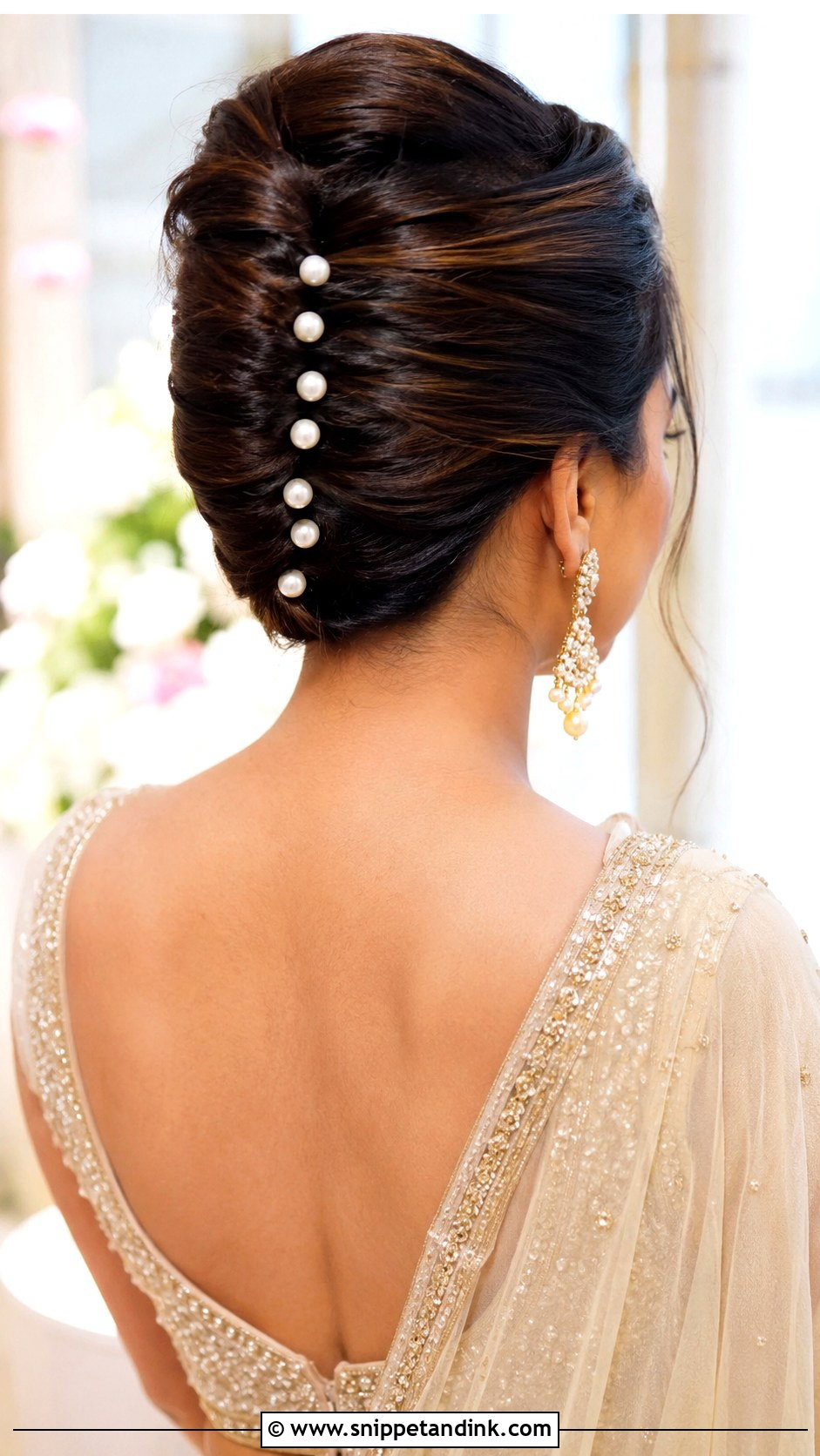 French Twist For Indian Wedding - Snippet and Ink - 15 Indian Wedding Hairstyles for Mom