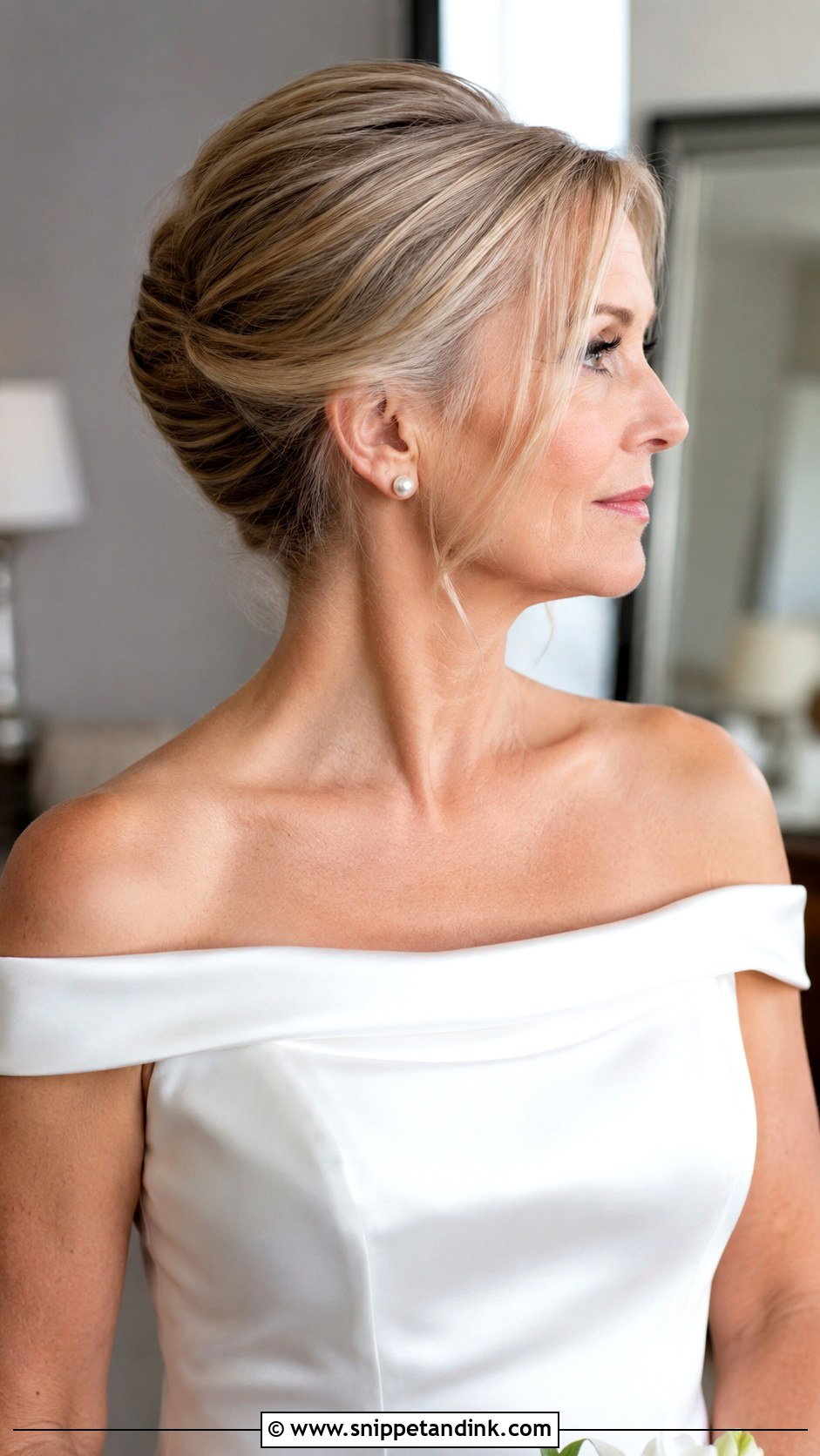 French Twist For Older Bride - Snippet and Ink - 15 Older Bride Hairstyles