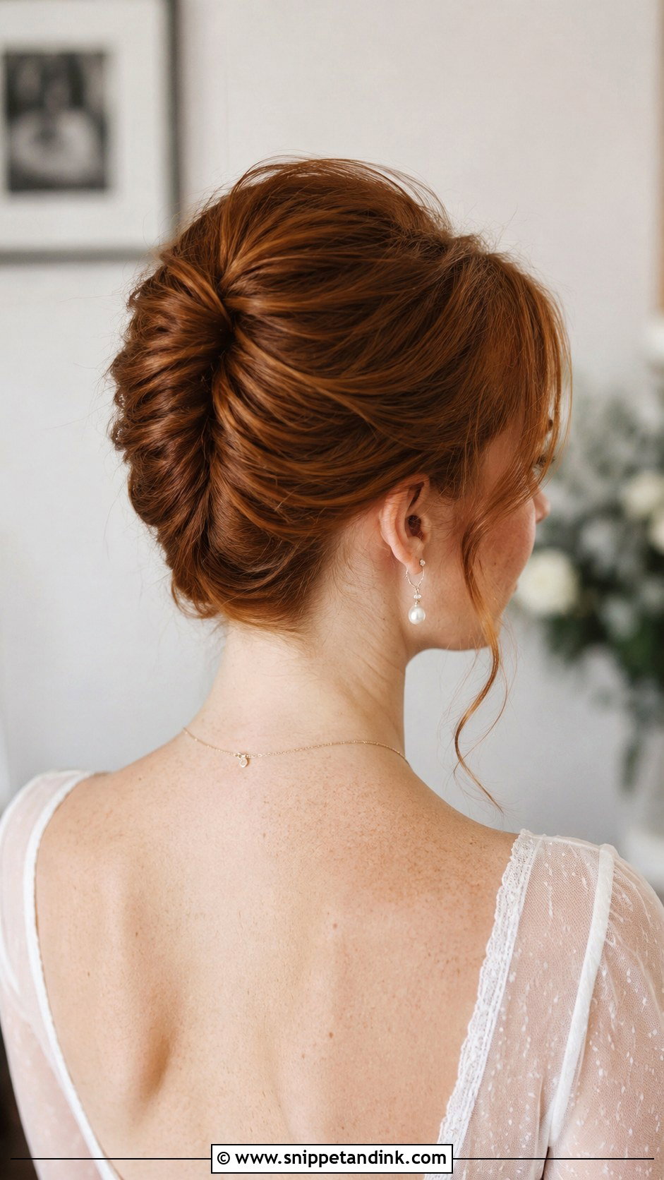French Twist For Short Hair - Snippet and Ink - 30 French Twist Wedding Hair Ideas