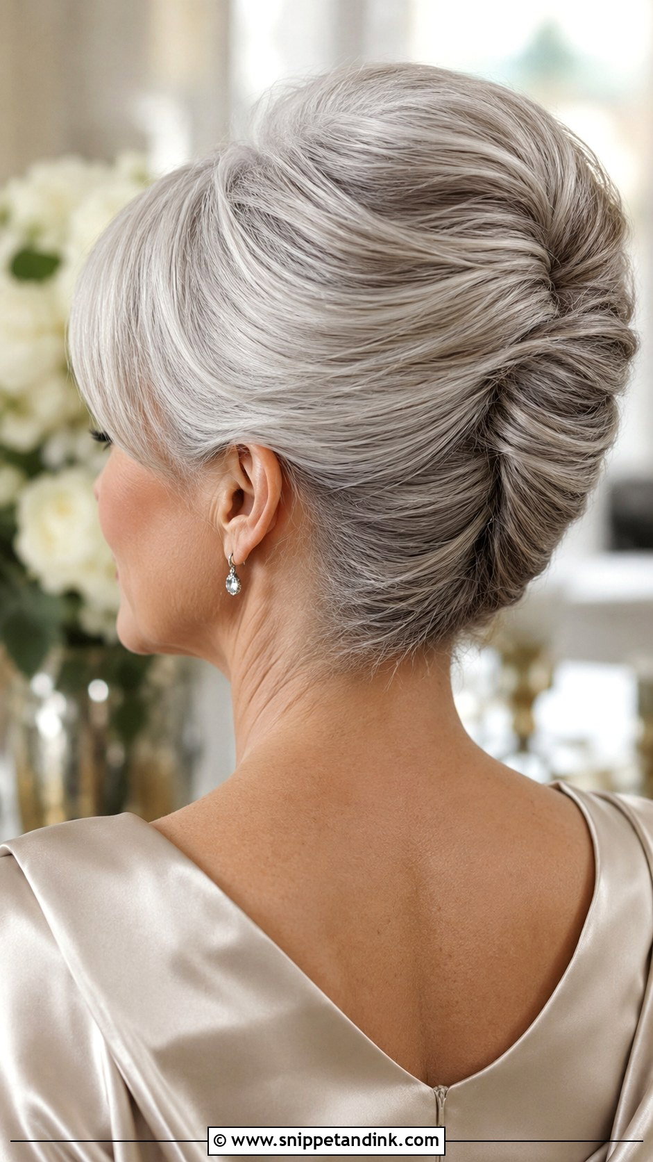French Twist Mother Of The Bride Updo - Snippet and Ink - 15 Mother of the Bride Classy Hair Updo Ideas