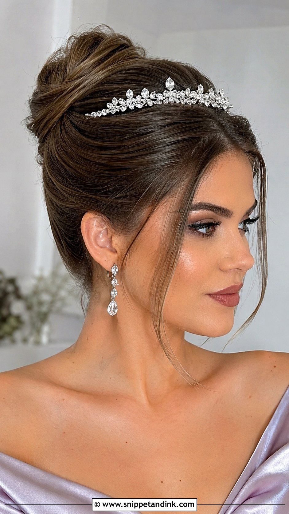 French Twist Prom Hairstyle With Tiara - Snippet and Ink - 15 Prom Hairstyles with Tiara