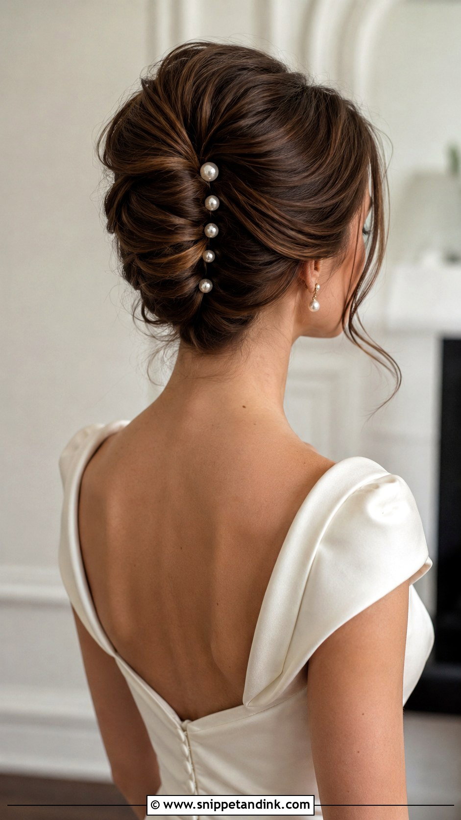 French Twist Summer Wedding Updo - Snippet and Ink - 15 Summer Wedding Updos