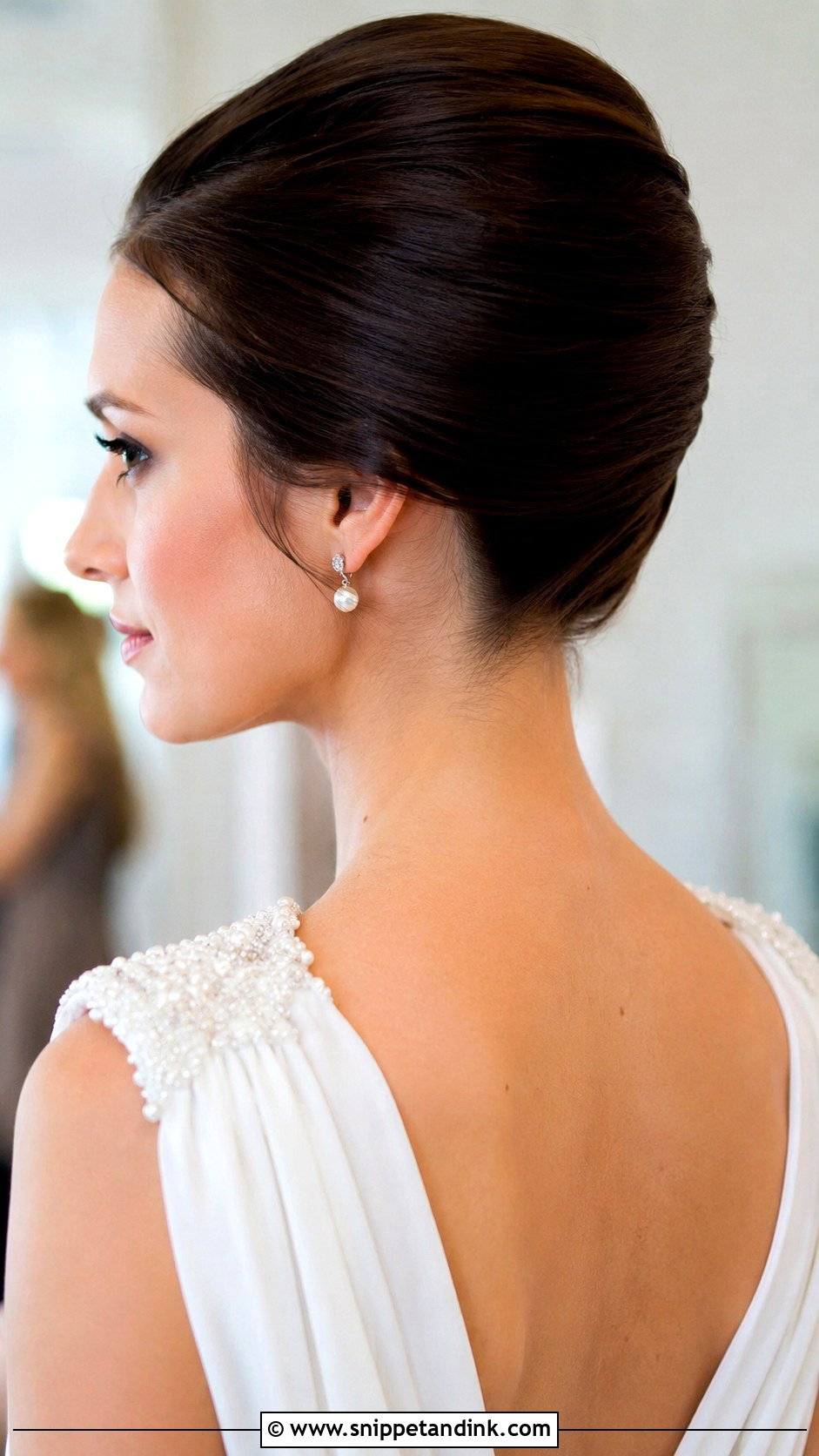 French Twist Updo - Snippet and Ink - 25 Simple Bridal Hair Ideas