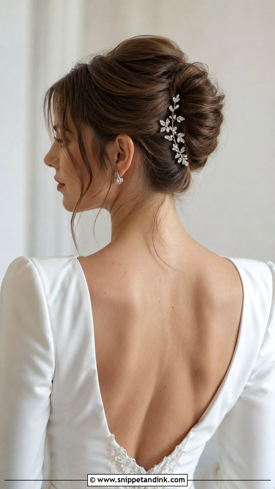 French Twist Updo - Snippet and Ink - 25 Simple Wedding Hairstyles for Short Hair