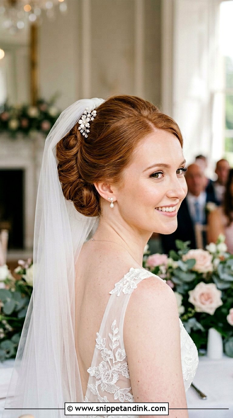 French Twist Updo - Snippet and Ink - 20 Bride Hair Up Ideas