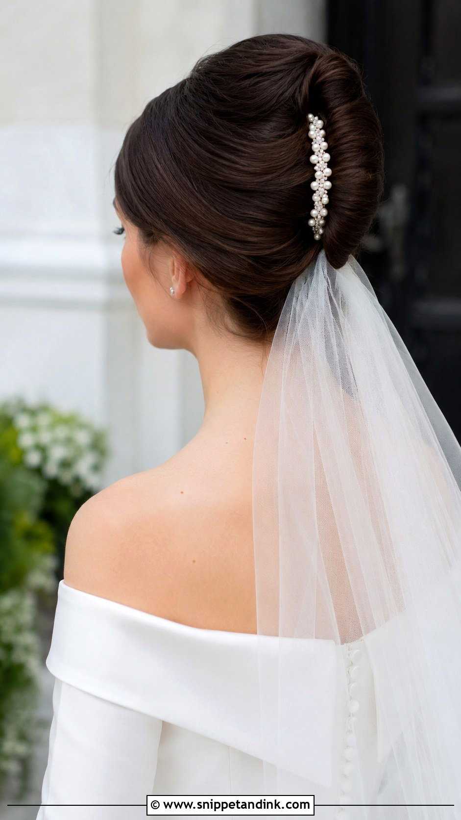 French Twist Updo - Snippet and Ink - 30 Timeless Bridal Hair Ideas