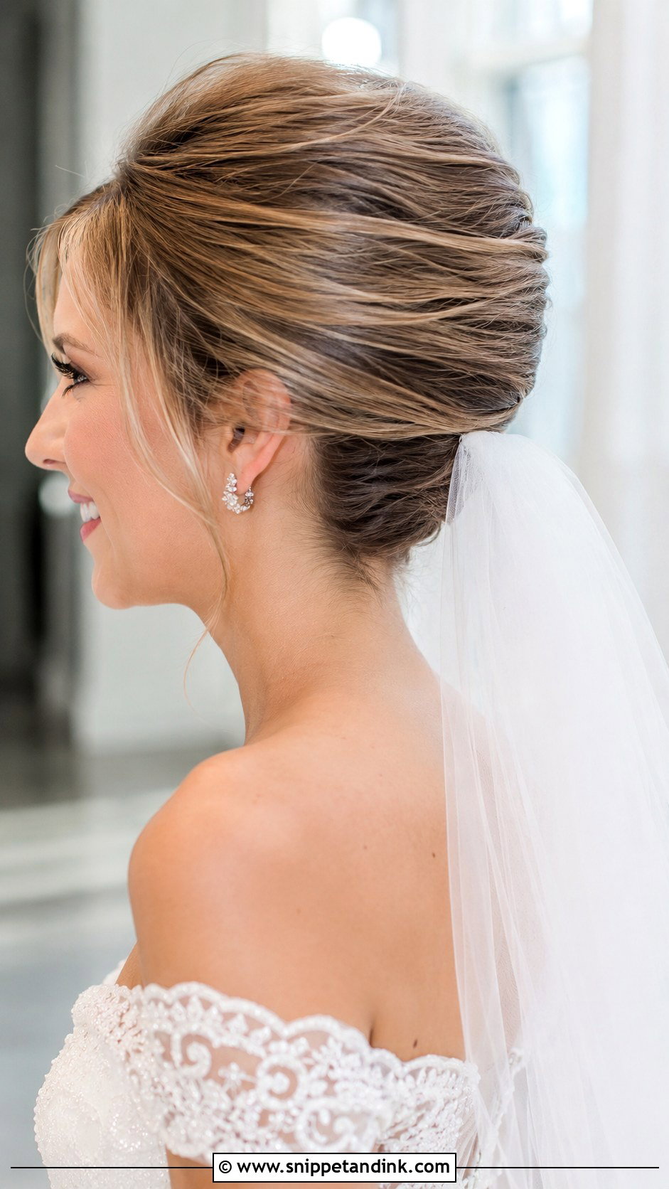 French Twist Updo - Snippet and Ink - 30 Wedding Hair Do Ideas