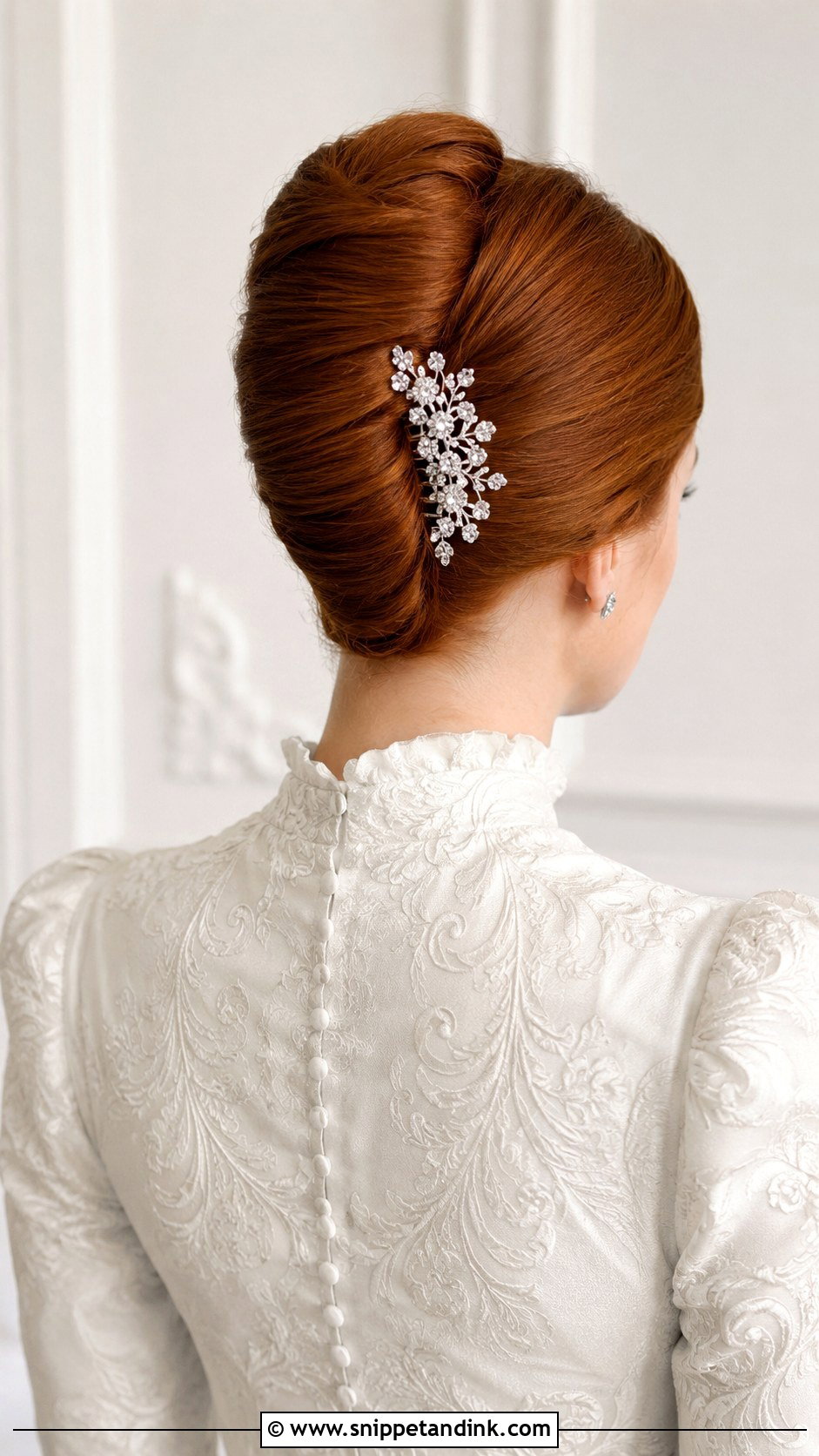 French Twist Updo - Snippet and Ink - 35 Wedding Hair Ideas
