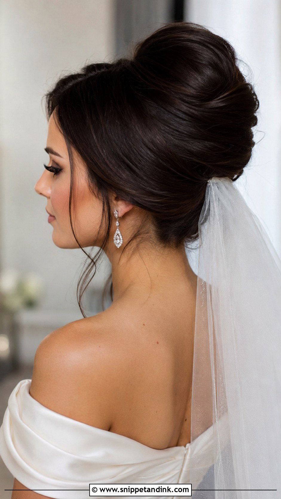 French Twist Updo - Snippet and Ink - 20 Brunette Bride Hairstyles