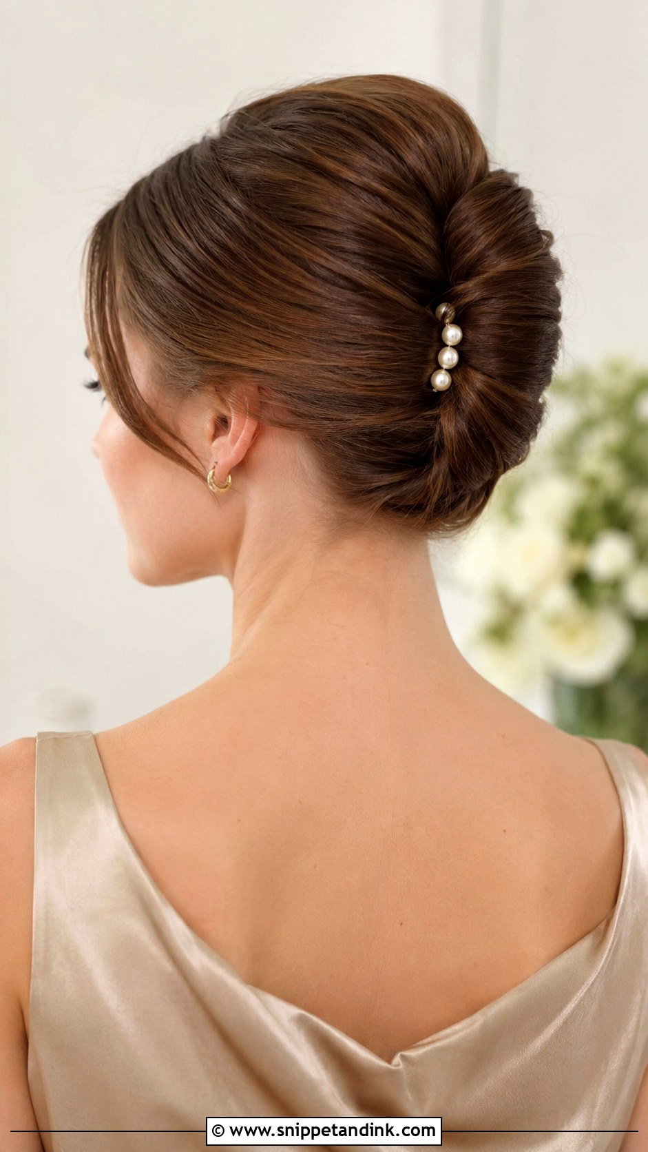 French Twist Updo For Short Hair - Snippet and Ink - 20 Bridesmaid Updo Short Hair Ideas